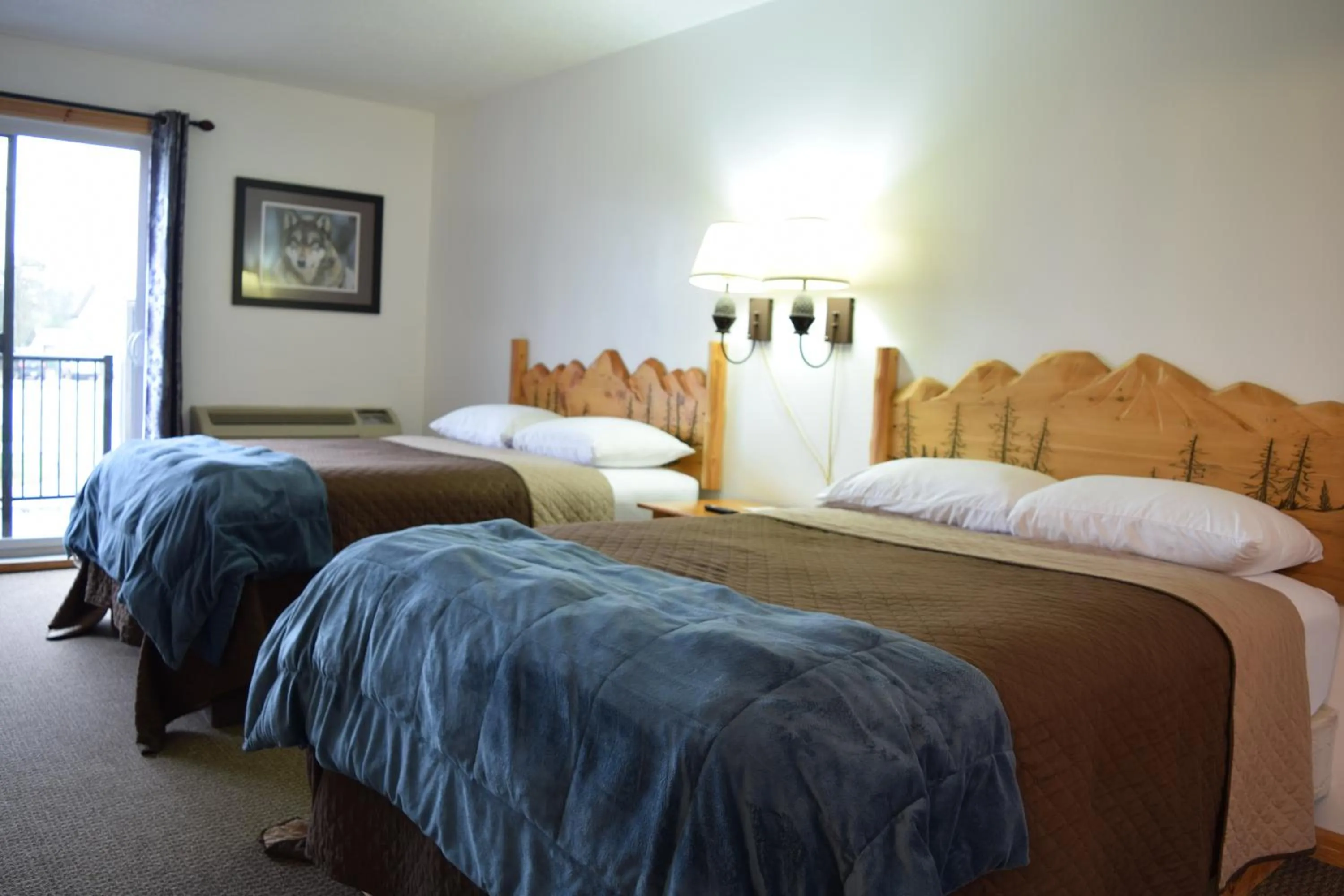 Bed in The Otter Lodge