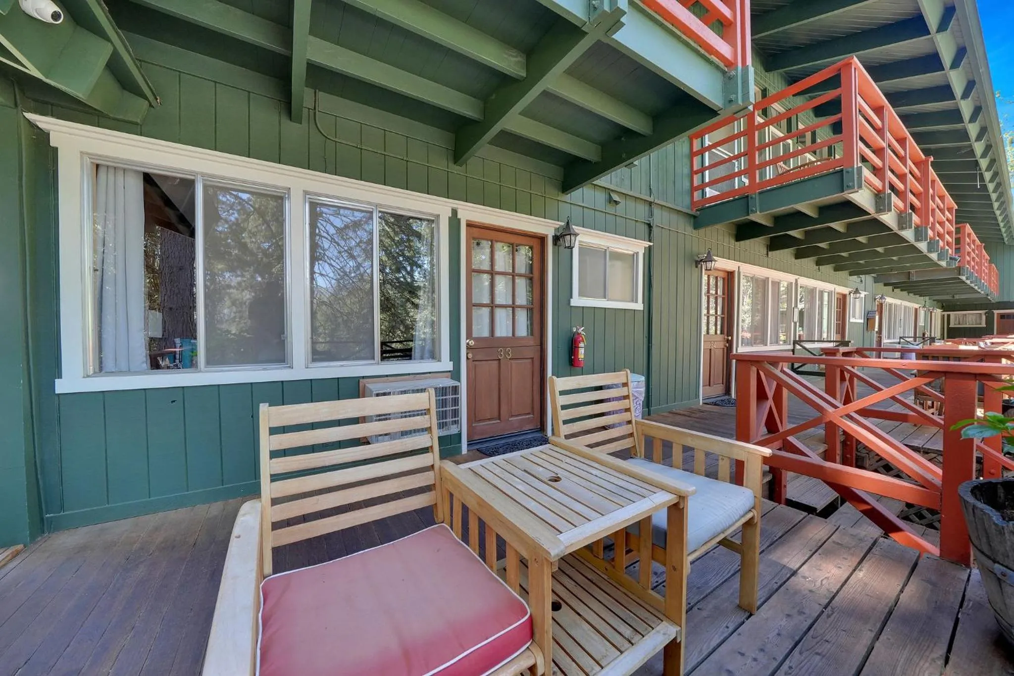Patio in Narrow Gauge Inn