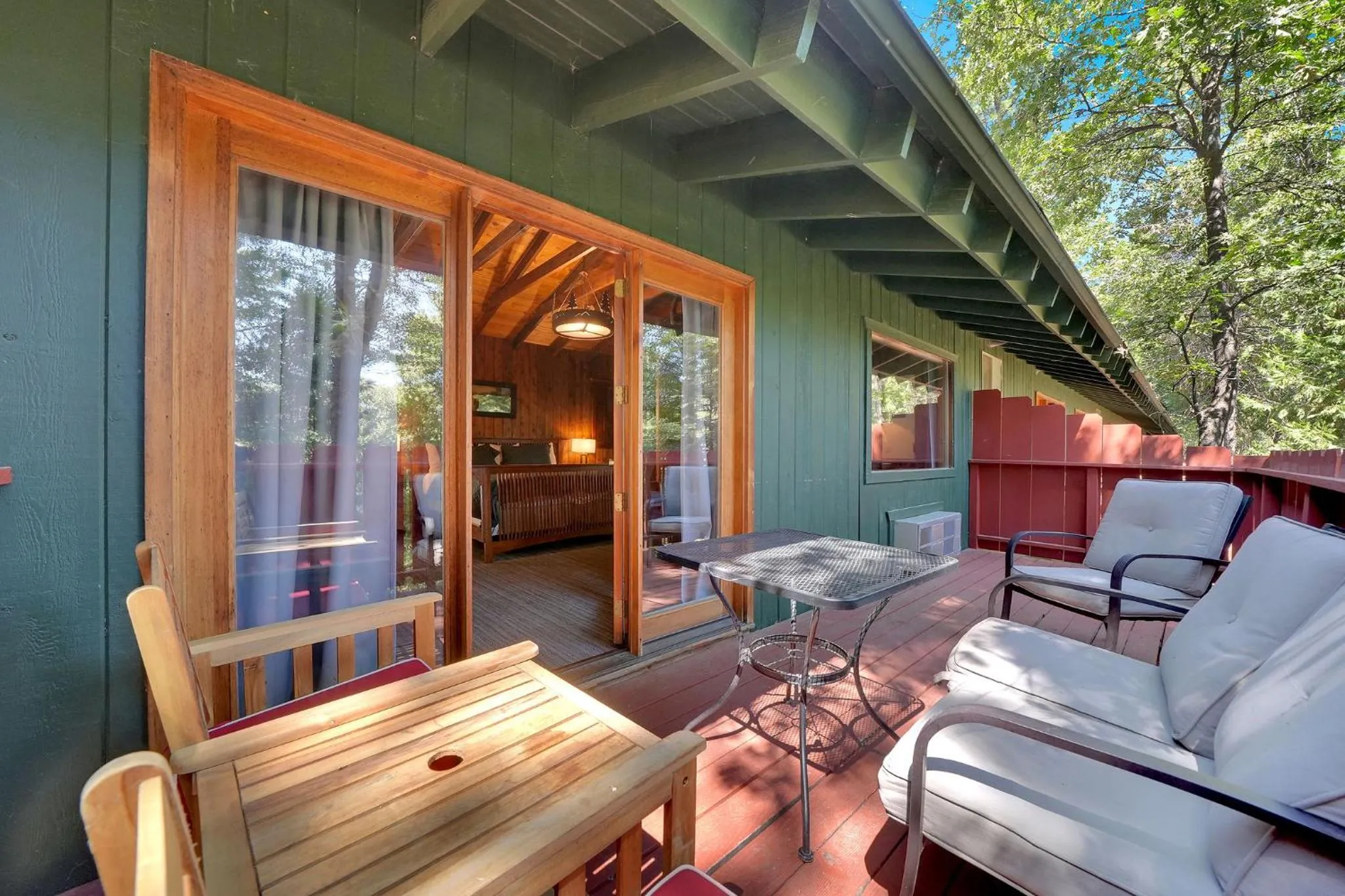 Patio in Narrow Gauge Inn
