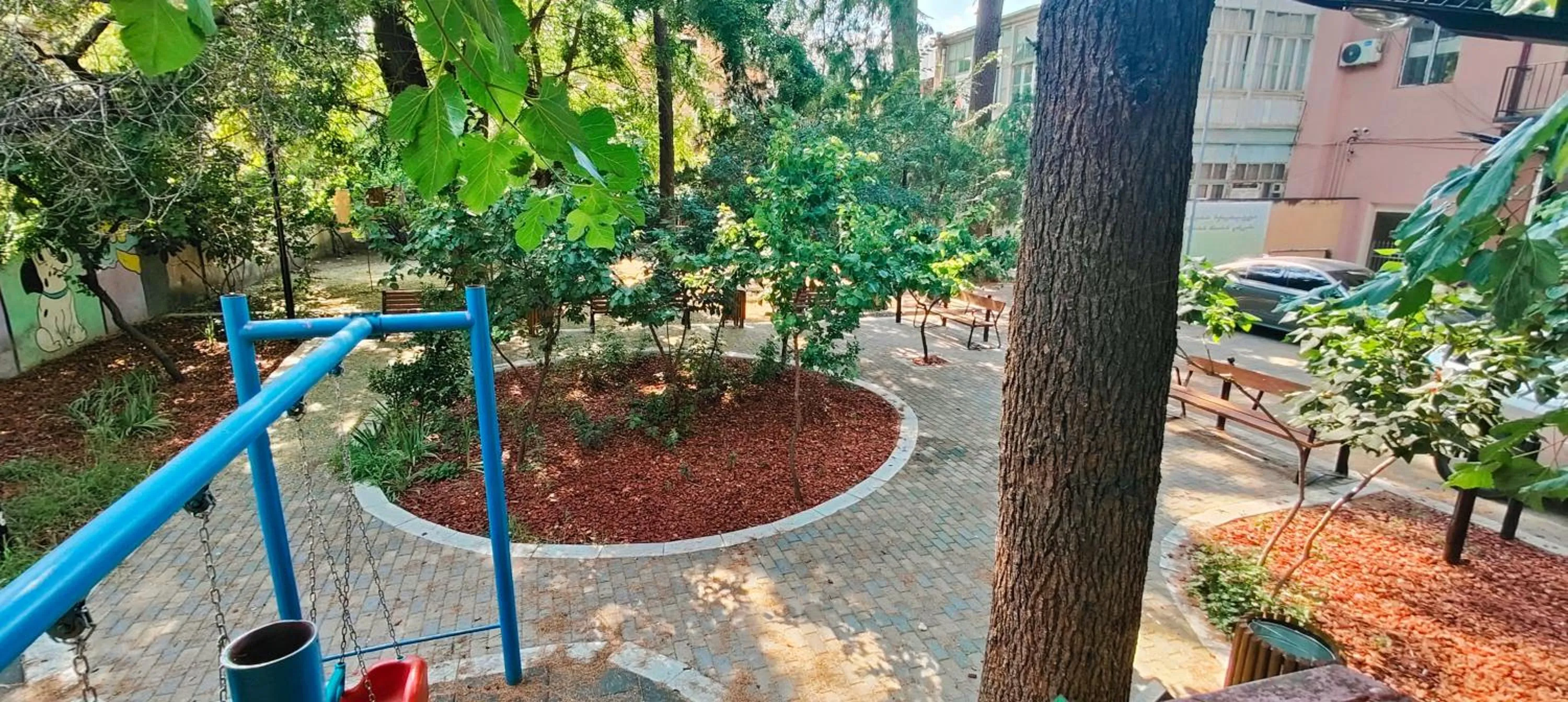 Garden view in Light Hotel