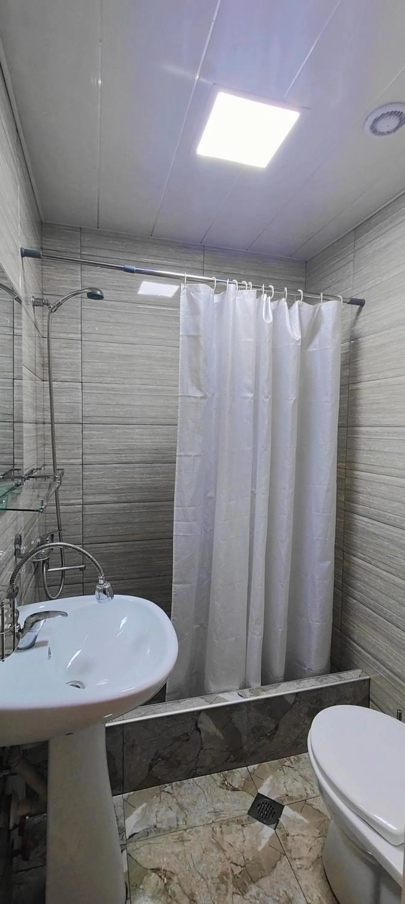 Shower in Light Hotel