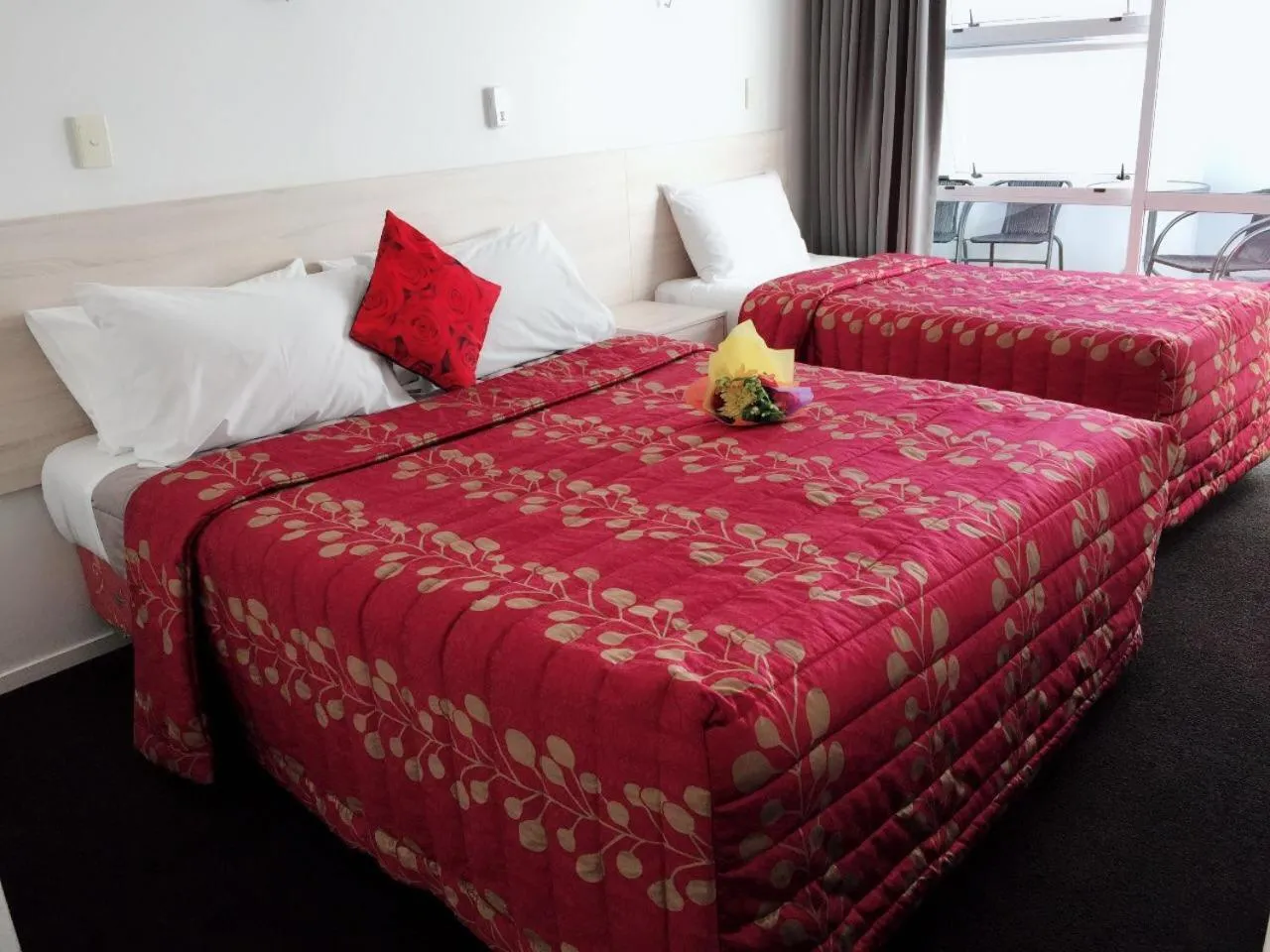 Bed in Rose Court Motel