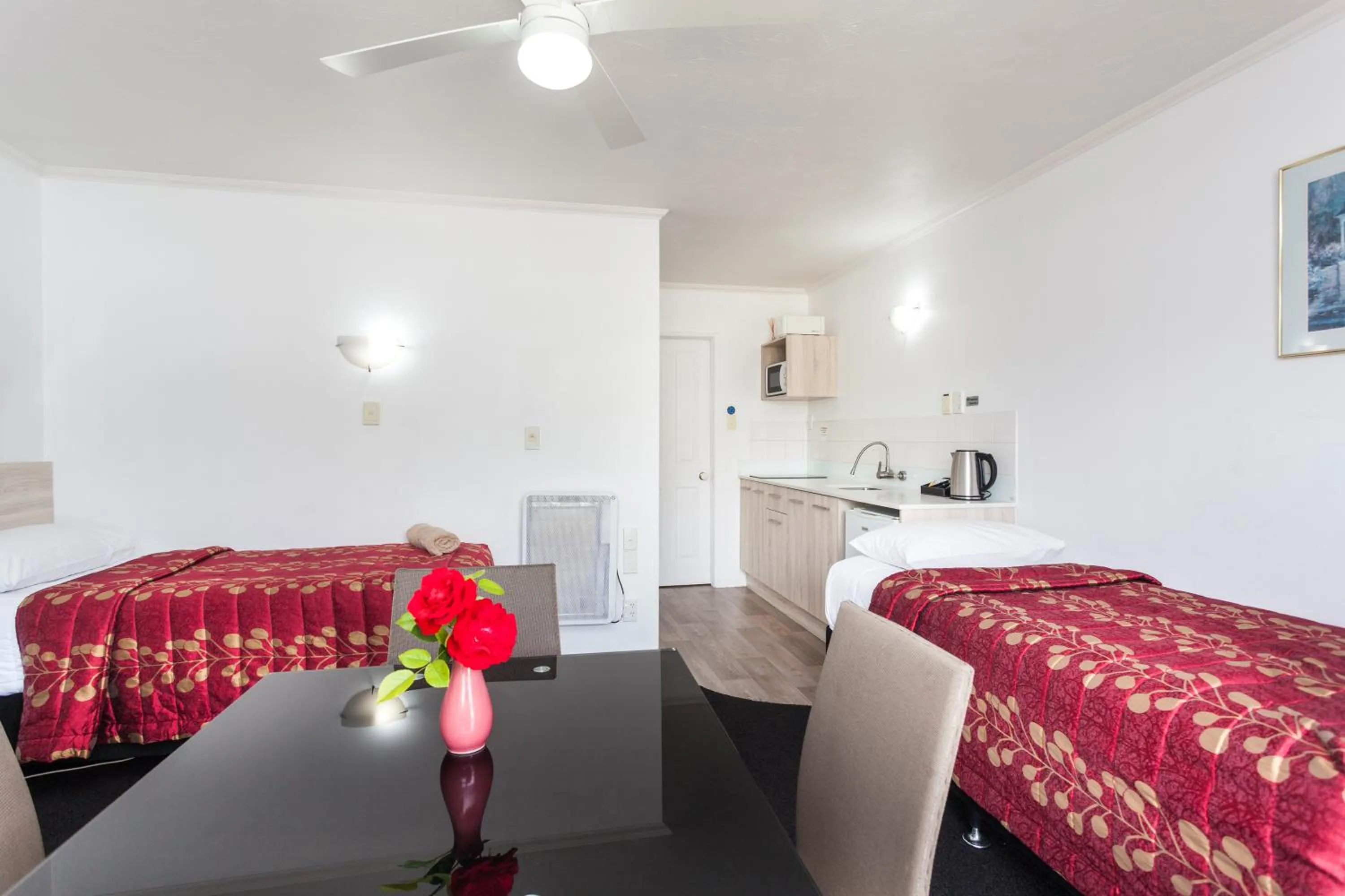 Bed in Rose Court Motel