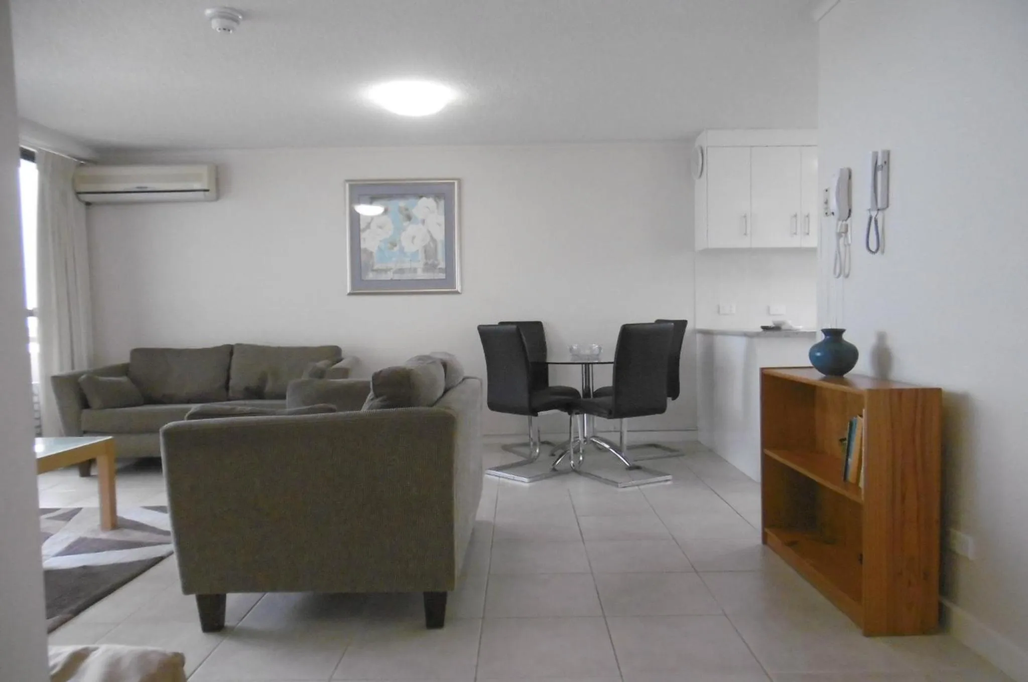 Seating area in Trafalgar Towers