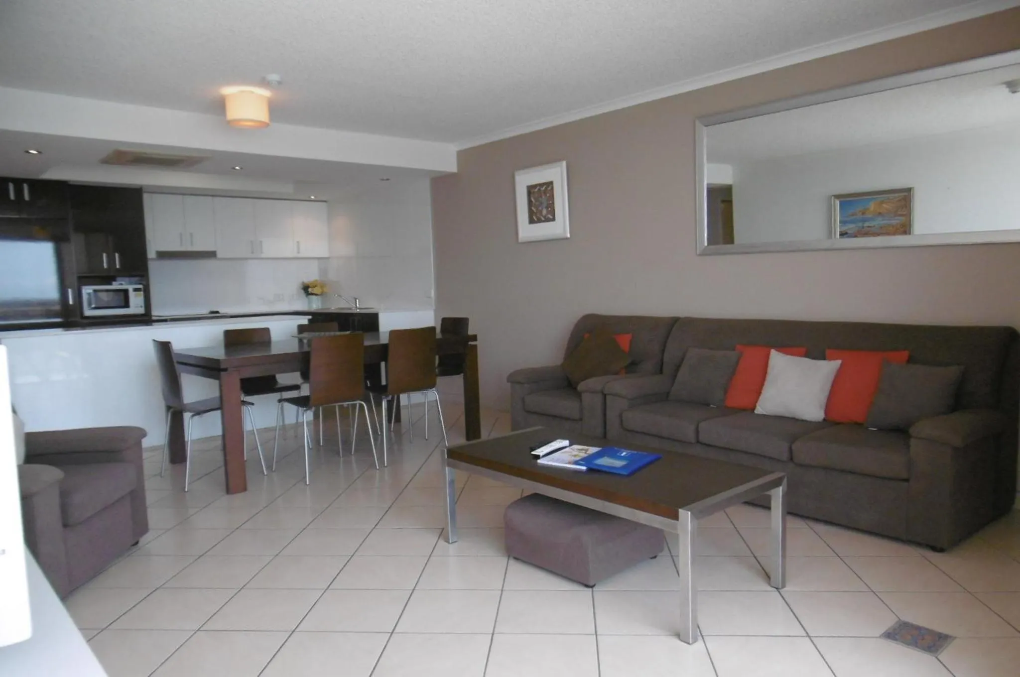 Seating area in Trafalgar Towers