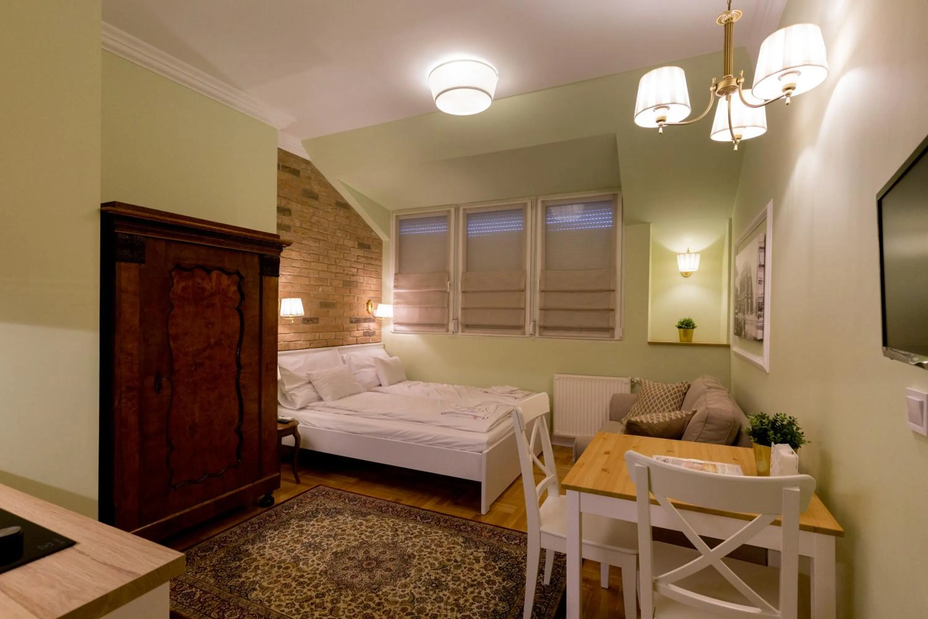 Living room in Roland Apartments