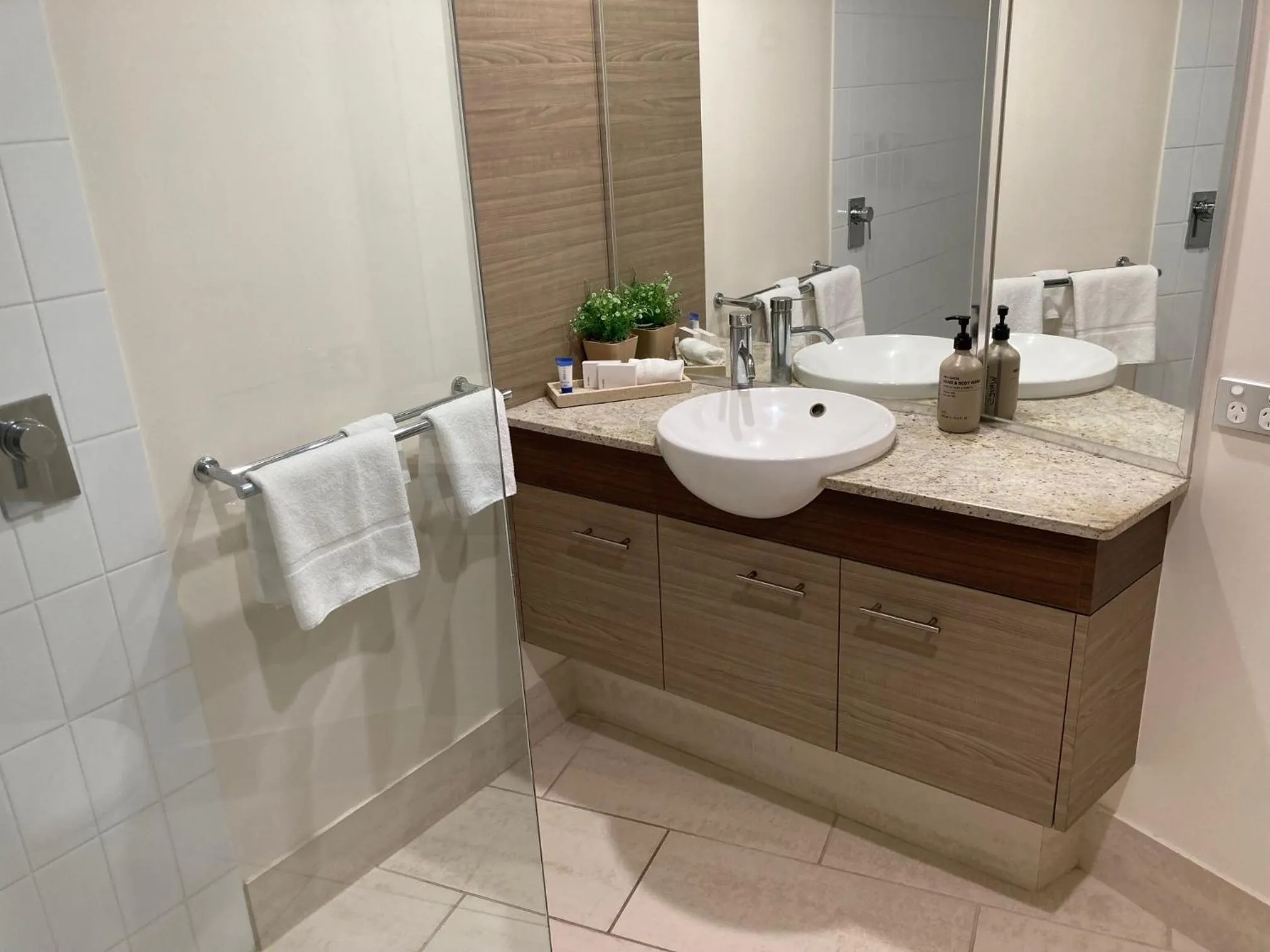 Shower in Waves Maroochy River