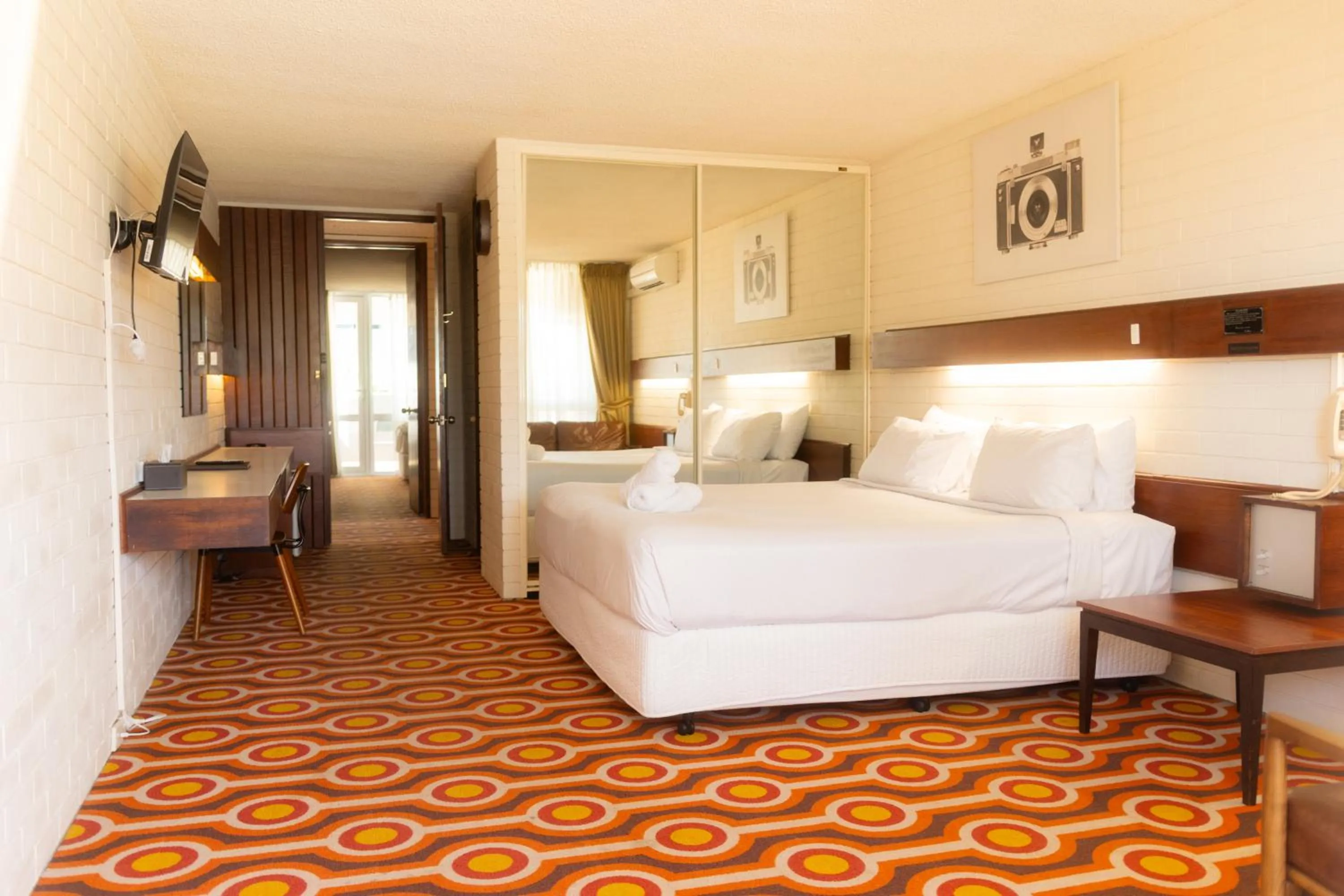 Bed in Indian Ocean Hotel