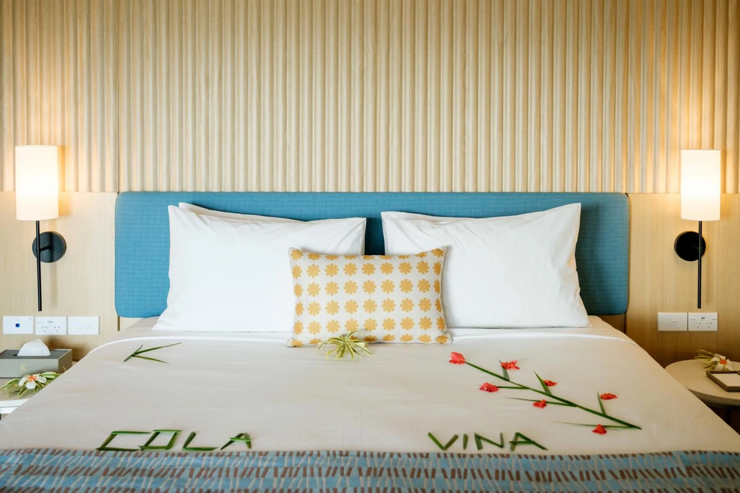 Bed in Yatule Resort & Spa