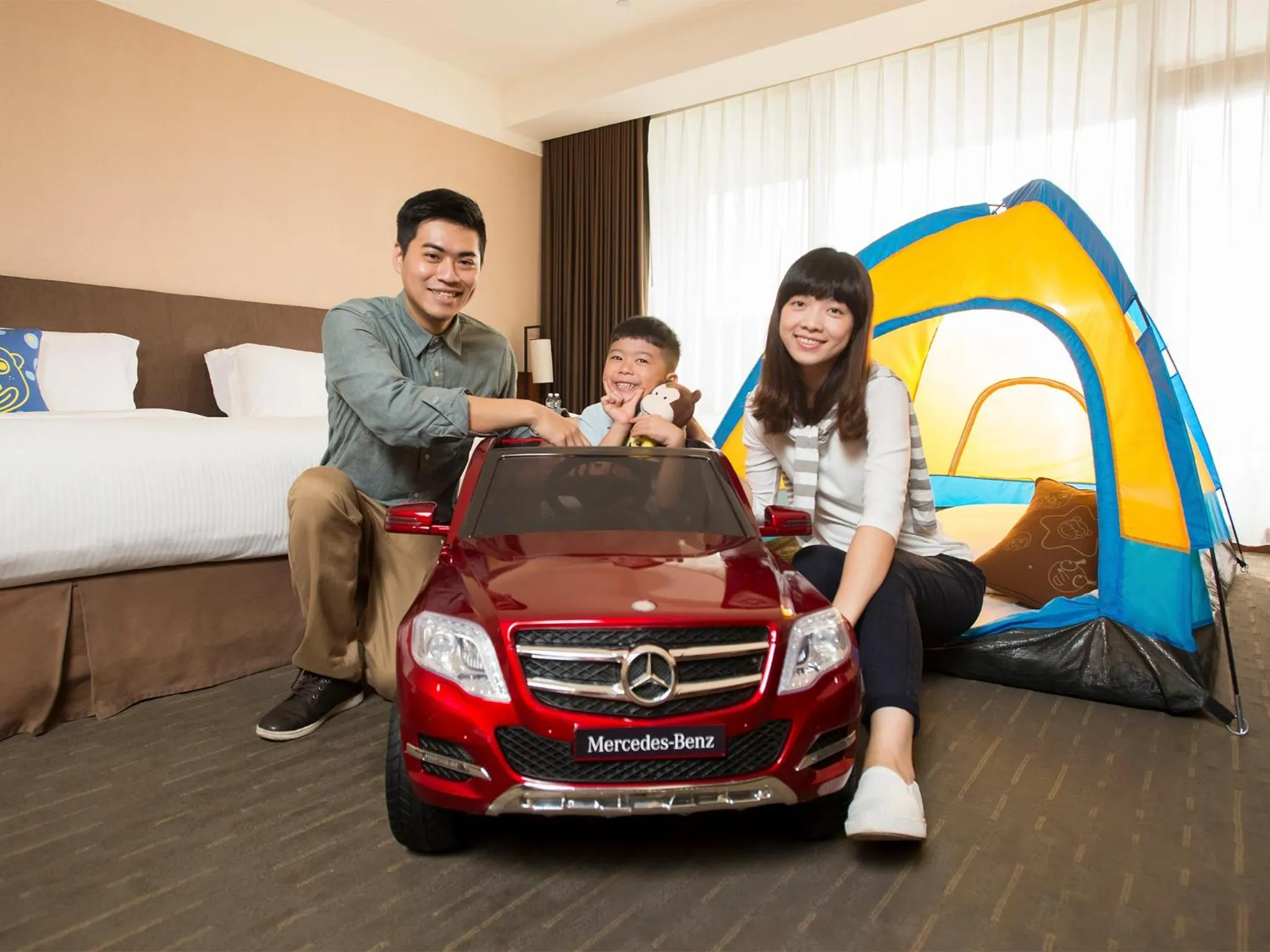 Photo of the whole room, Bed in Silks Place Yilan