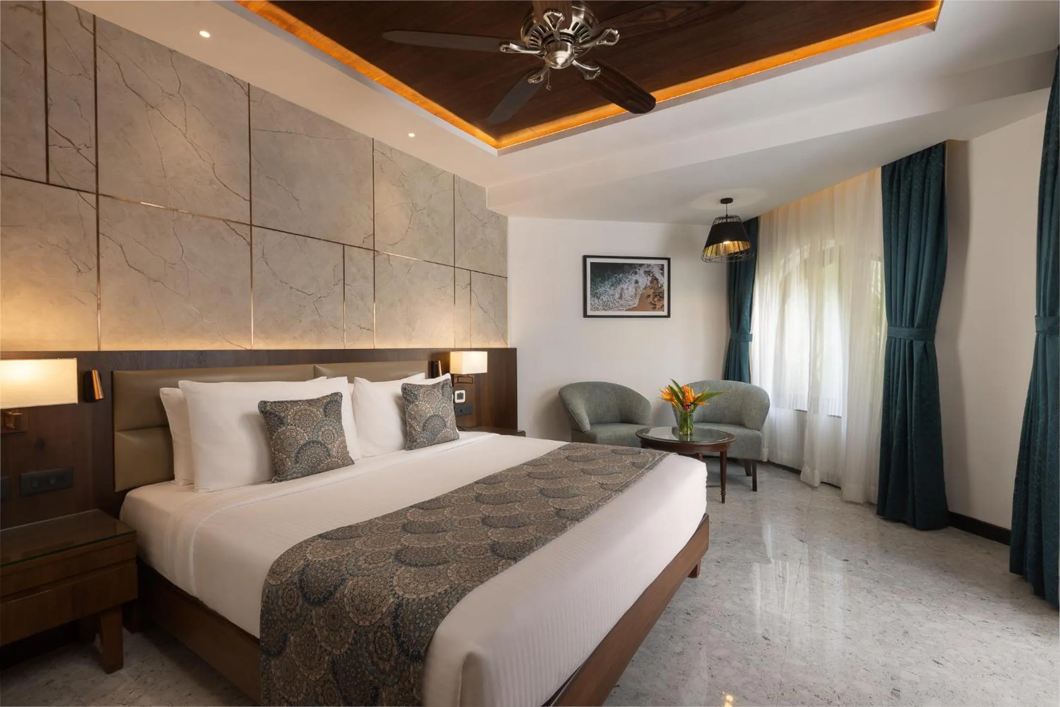 Bed in Kenilworth Resort & Spa, Goa