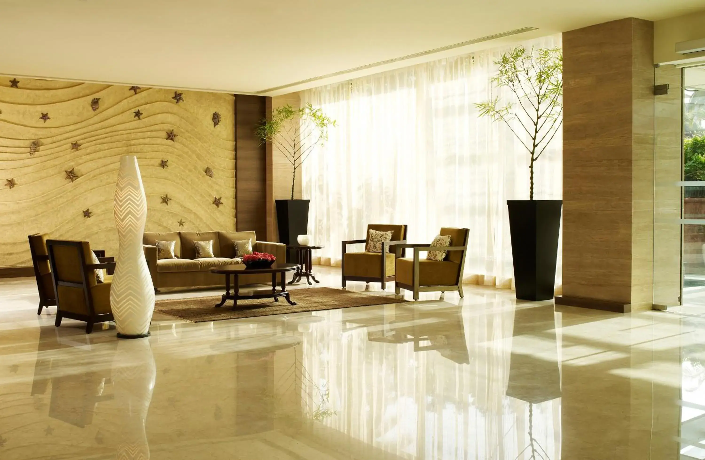Lobby or reception in Vivanta Goa, Panaji Lobby or reception in Vivanta Goa, Panaji