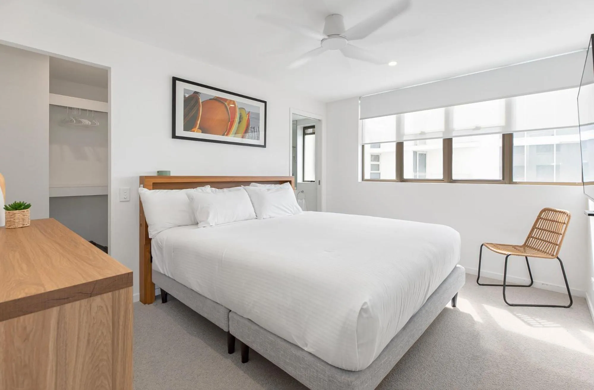 Bed in Pacific Beach Resort