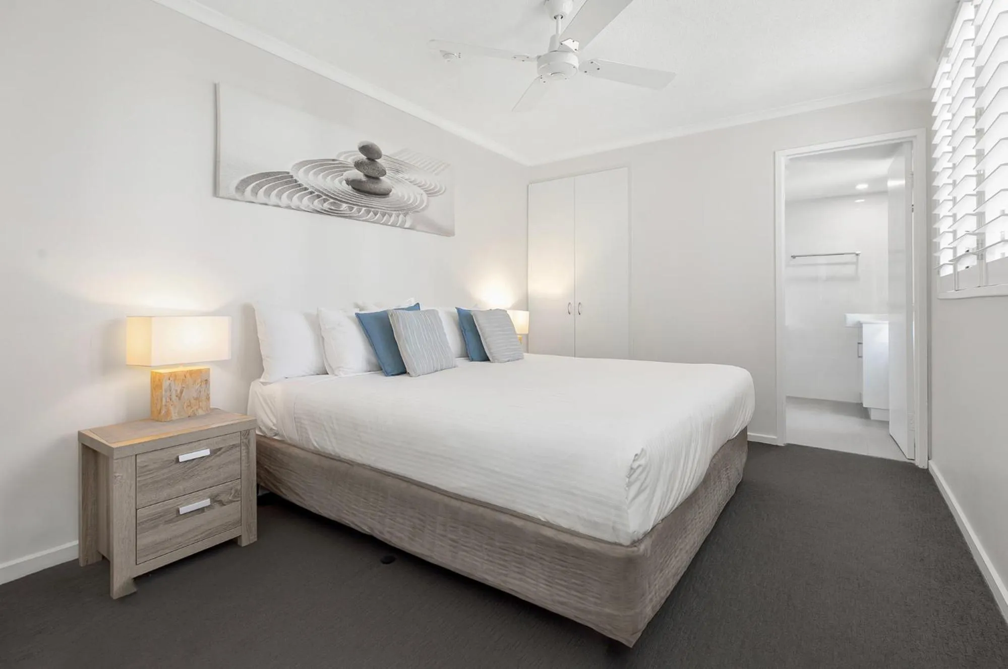 Bed in Pacific Beach Resort