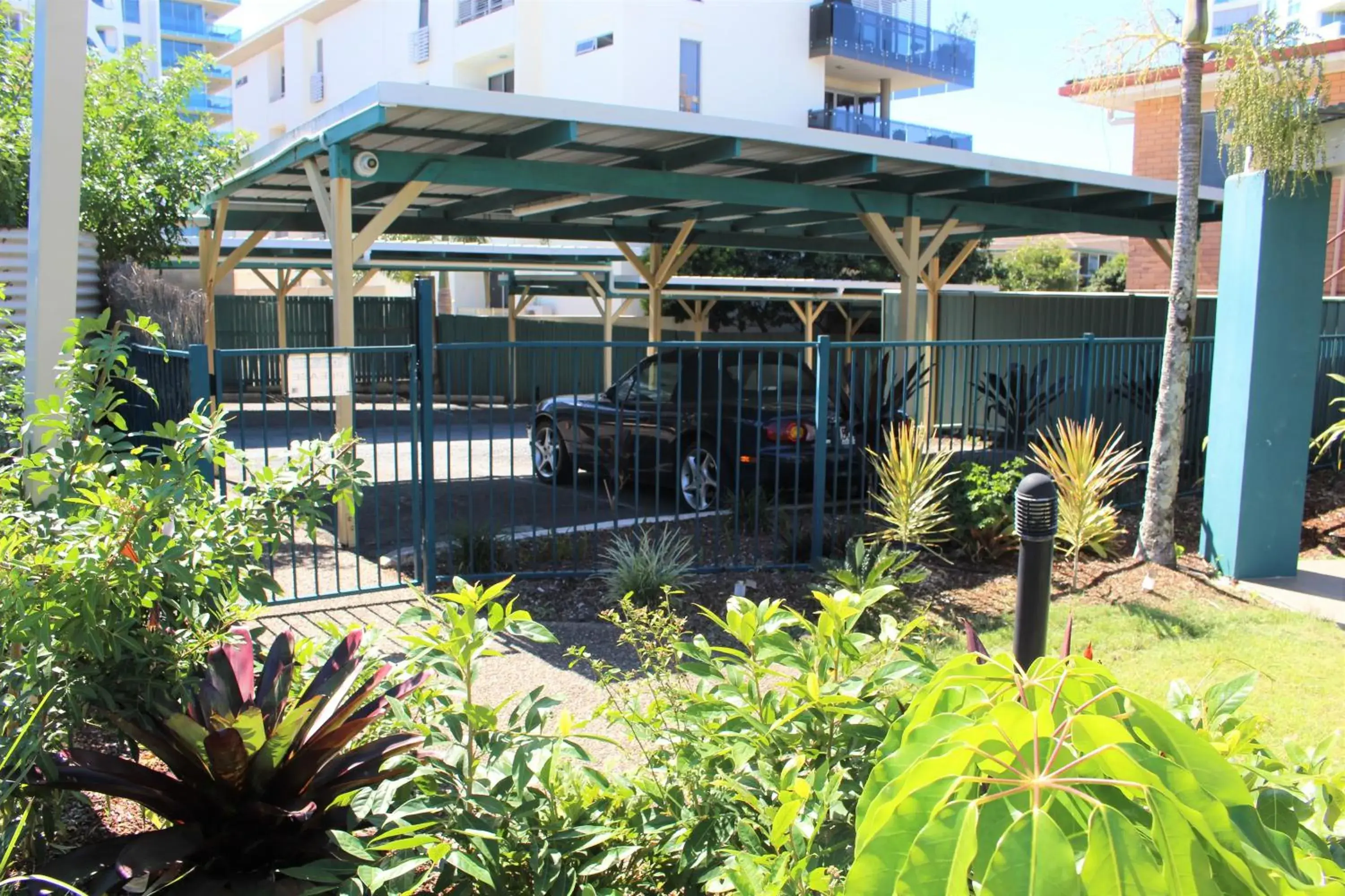 Garden in Broadwater Keys Holiday Apartments Garden in Broadwater Keys Holiday Apartments