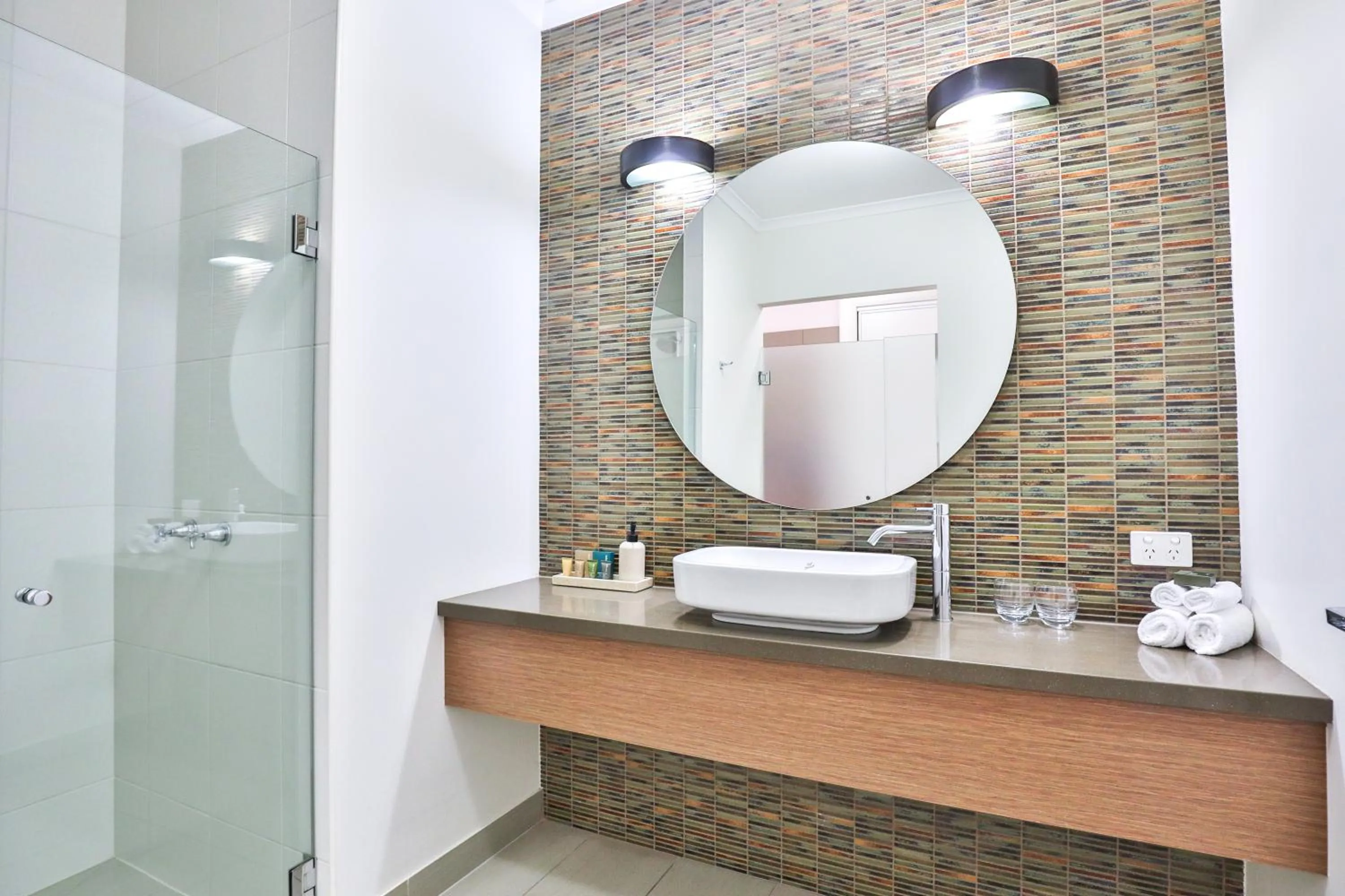 Bathroom in Indulge Apartments - Ontario