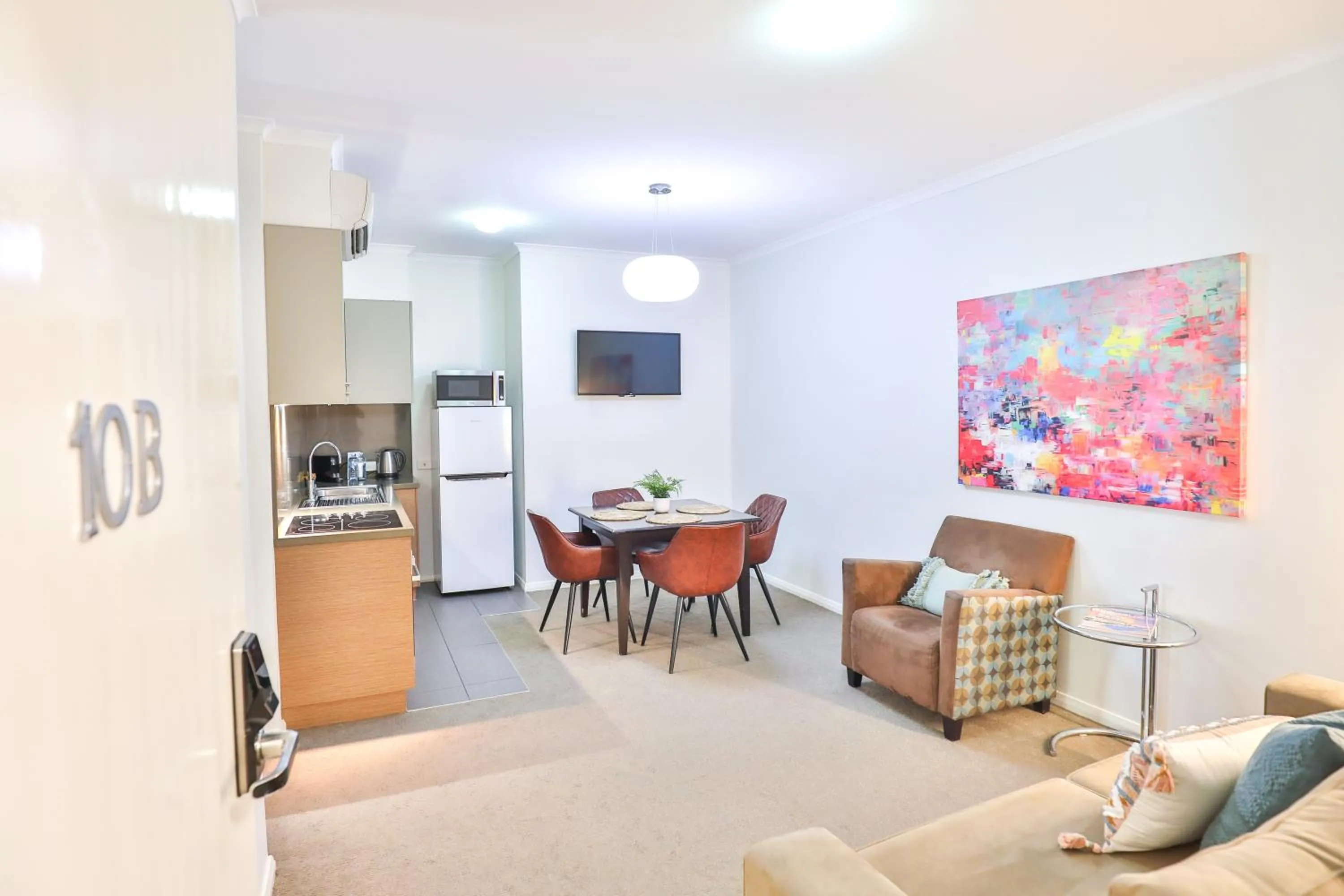 Living room in Indulge Apartments - Ontario