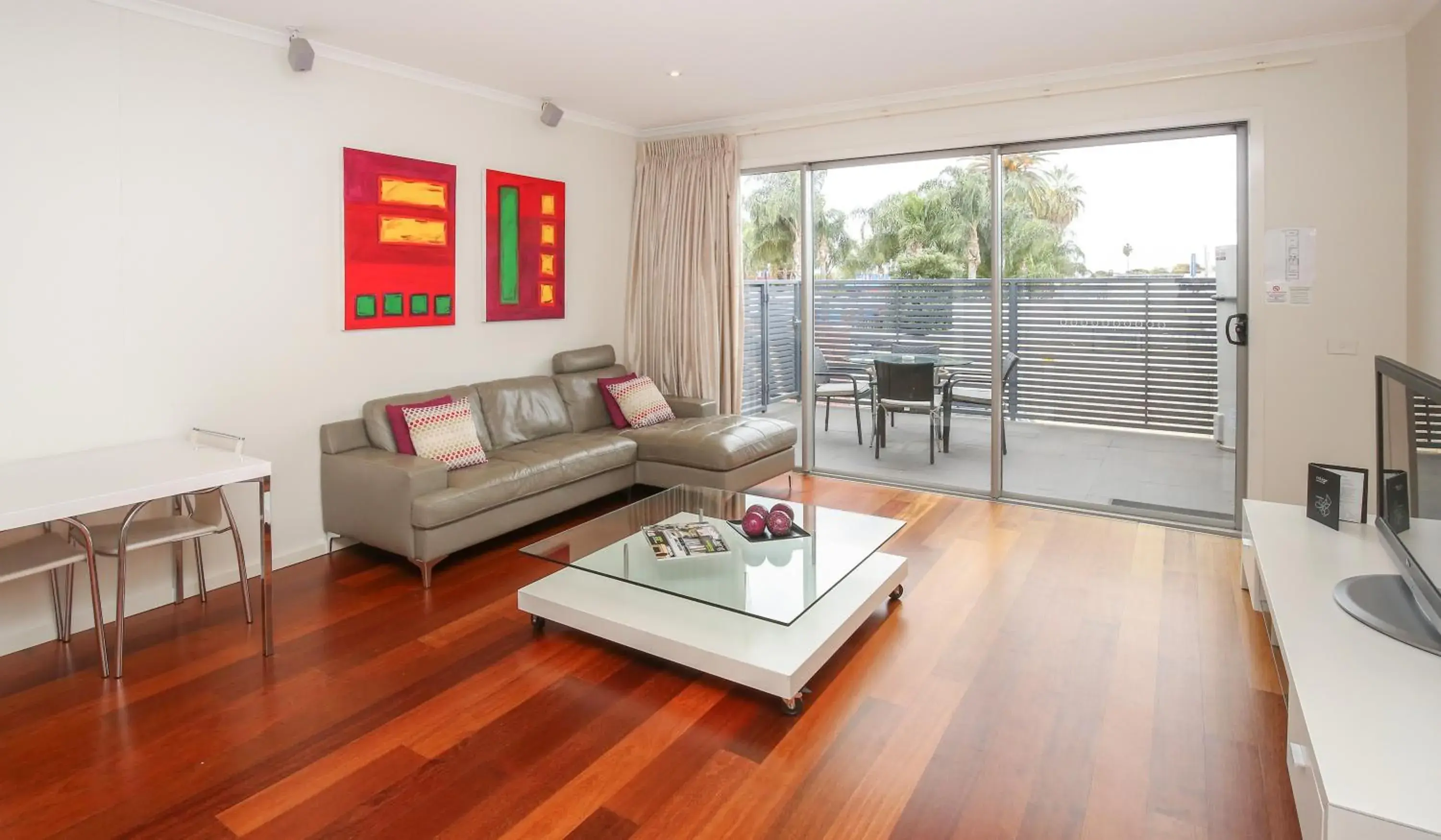 Living room in Indulge Apartments - Langtree Living room in Indulge Apartments - Langtree