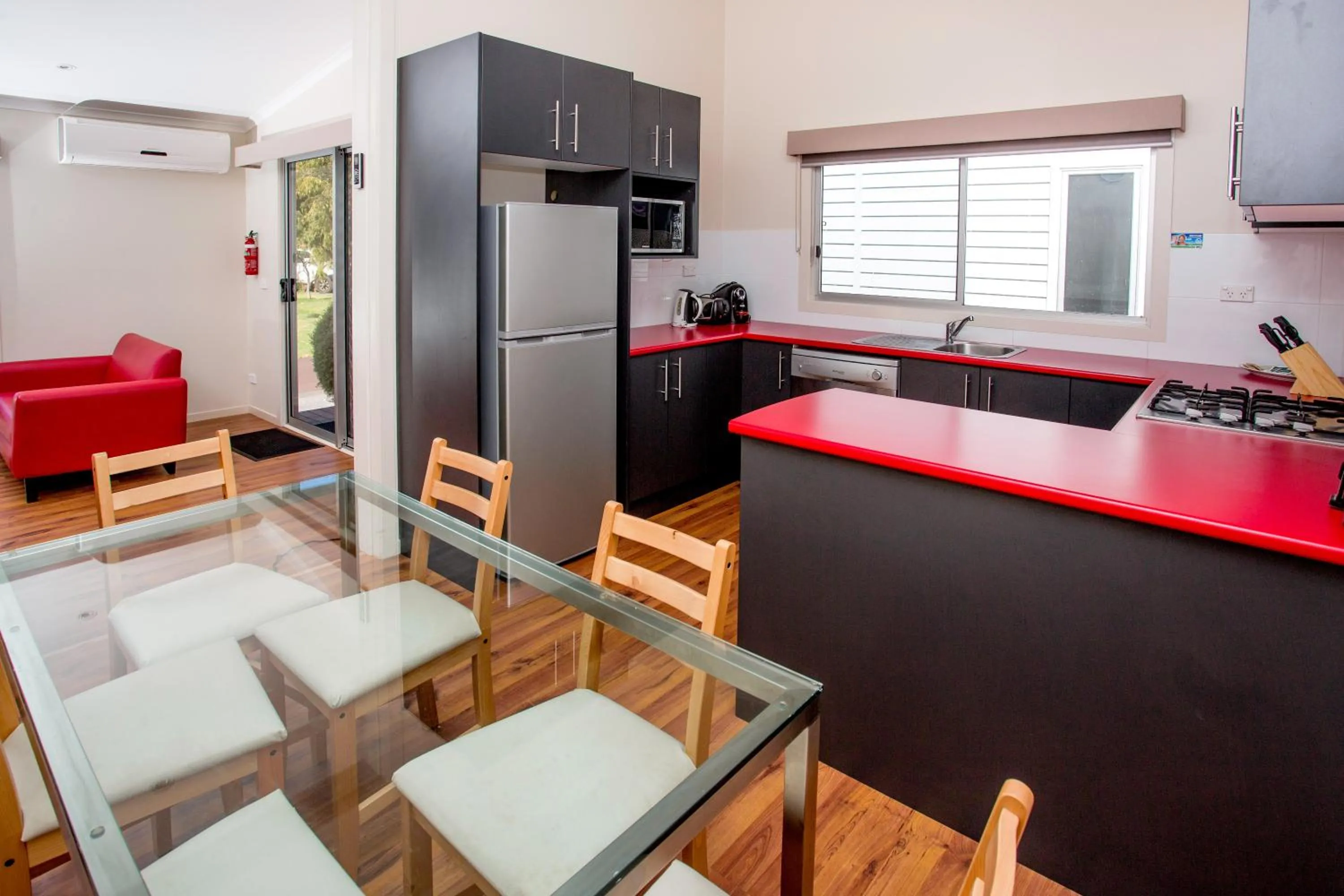 Kitchen or kitchenette in BIG4 Port Fairy Holiday Park