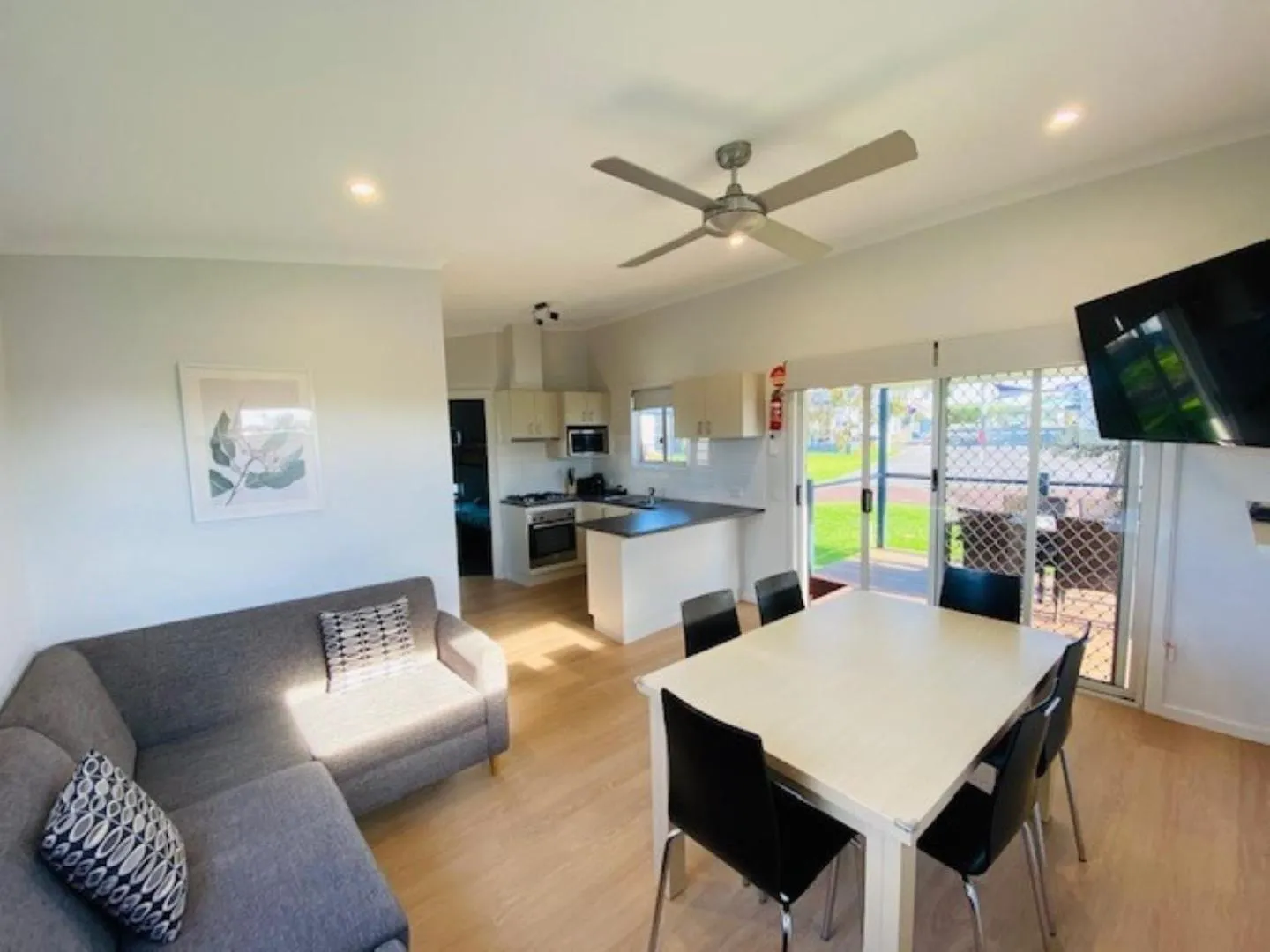 Dining area in BIG4 Port Fairy Holiday Park