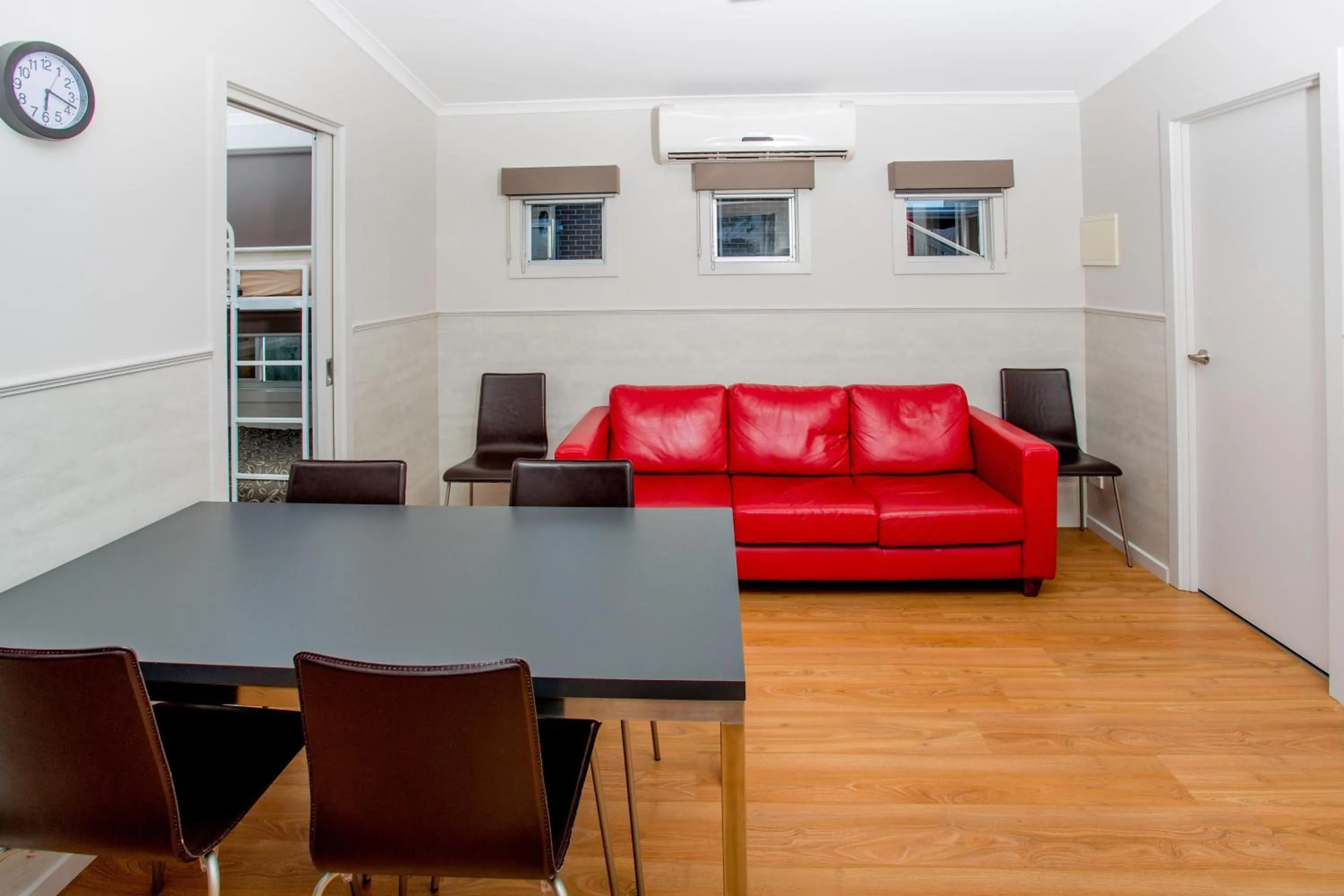 Living room in BIG4 Port Fairy Holiday Park