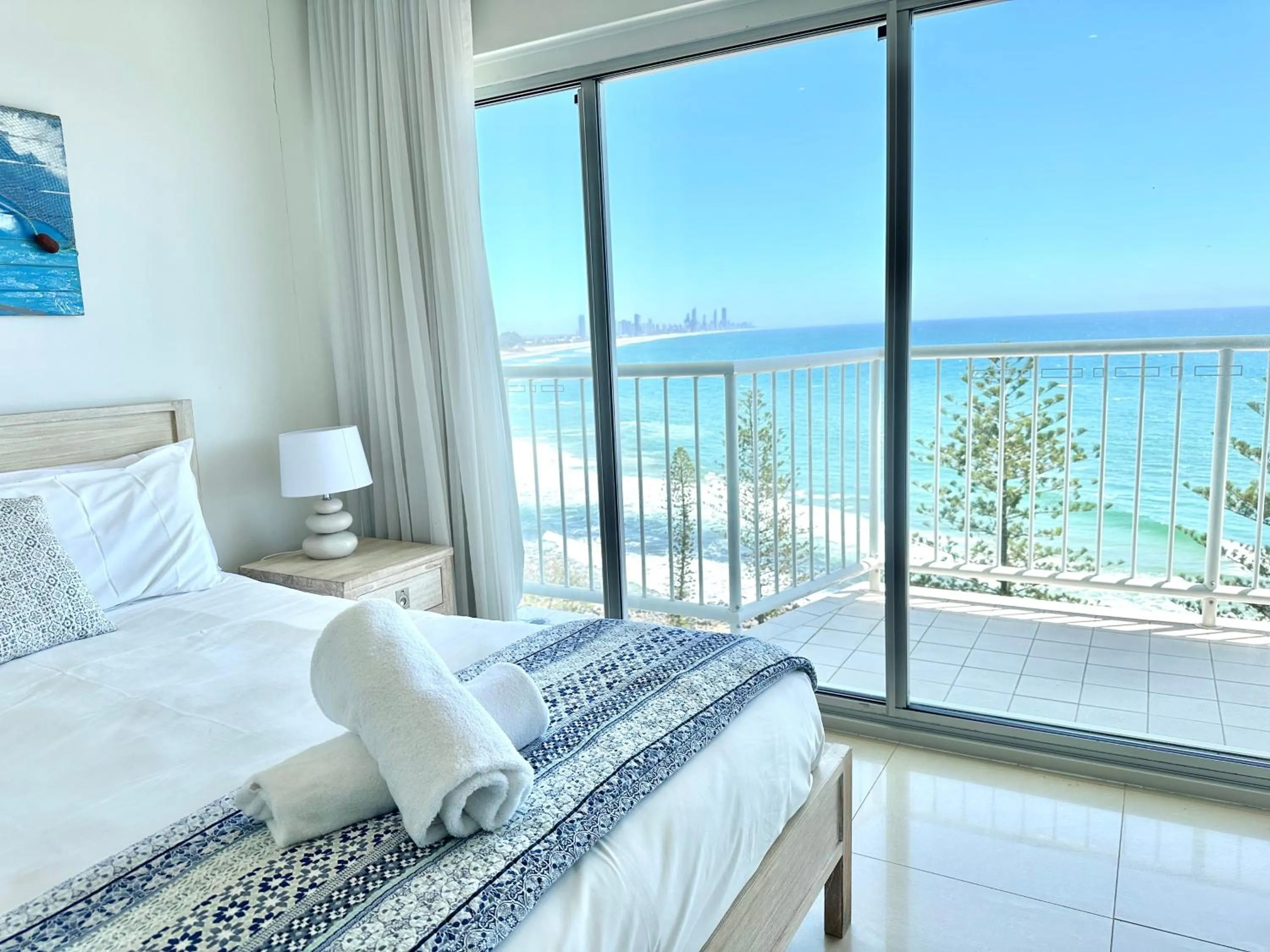 Bedroom, Bed in Hillhaven Holiday Apartments