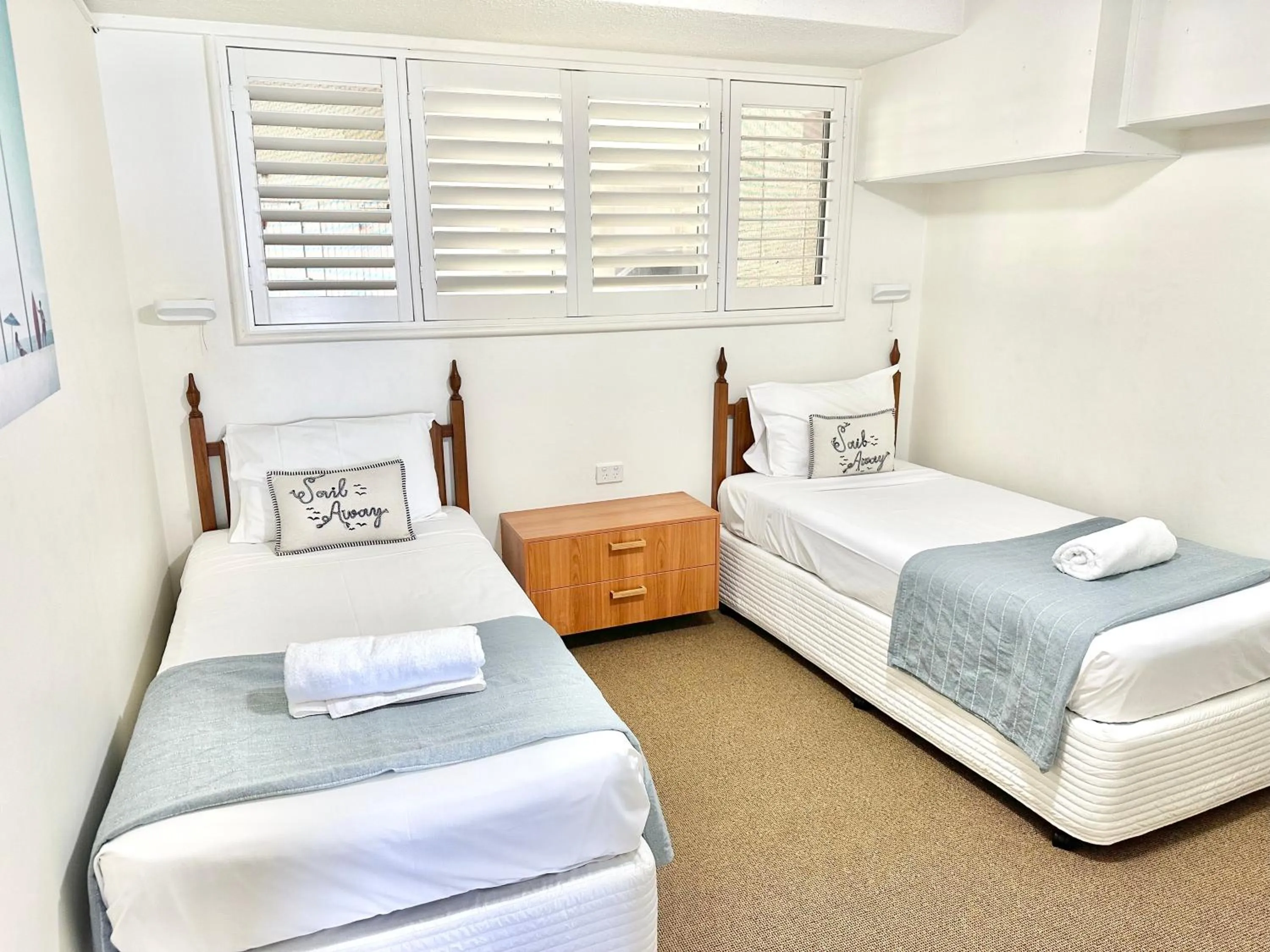 Bedroom, Bed in Hillhaven Holiday Apartments