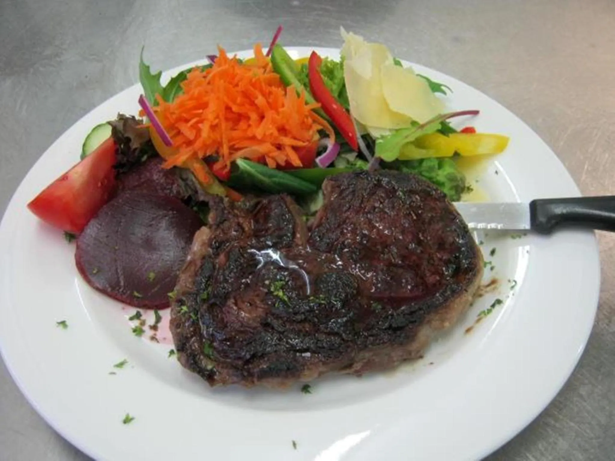 Dinner in Queenstown Motor Lodge