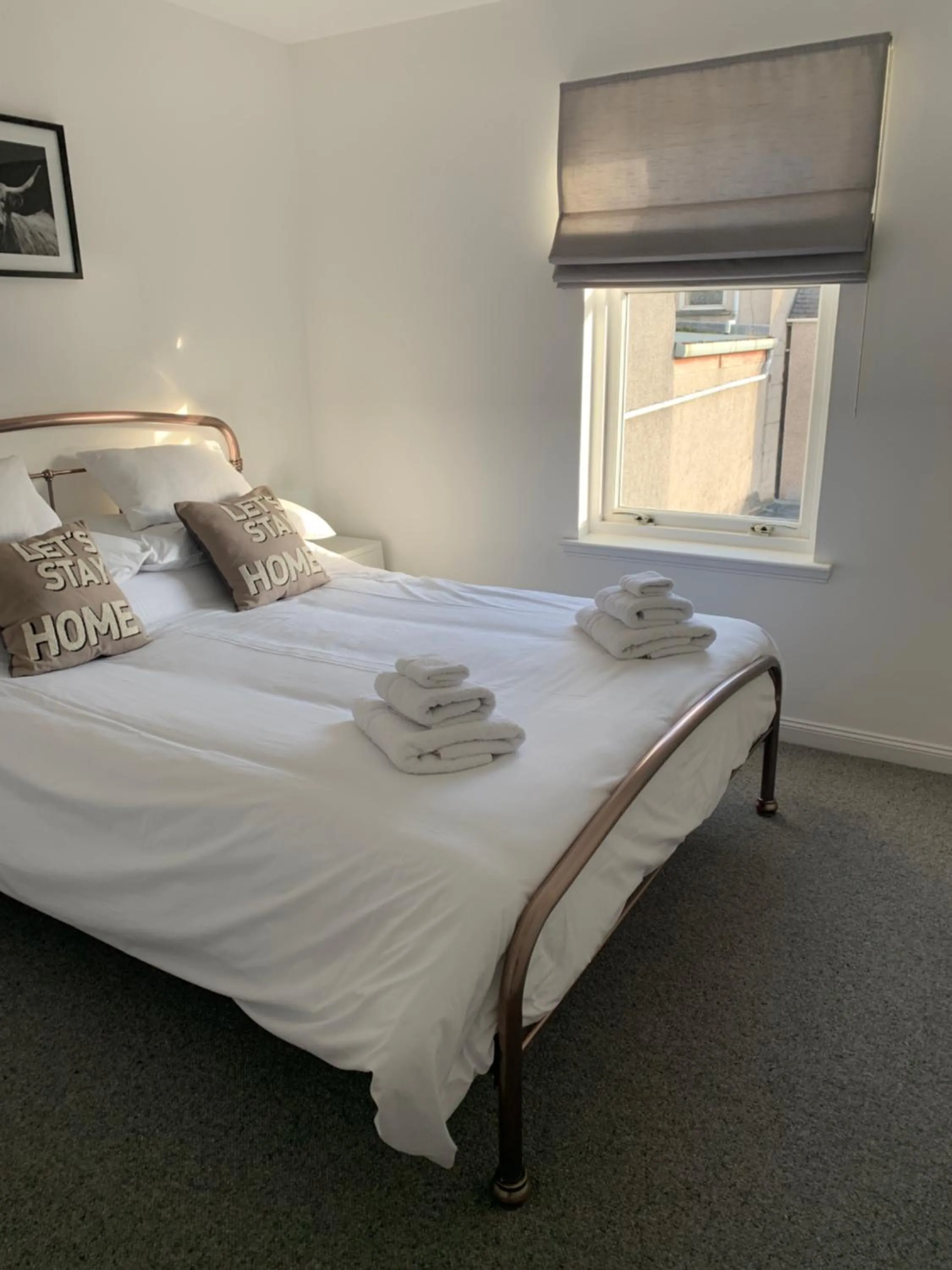 Bedroom, Bed in No10 Stornoway Town Centre