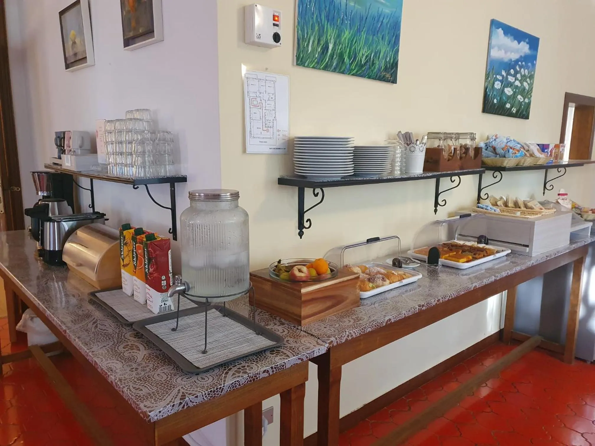 Breakfast in Hotel Cormorano