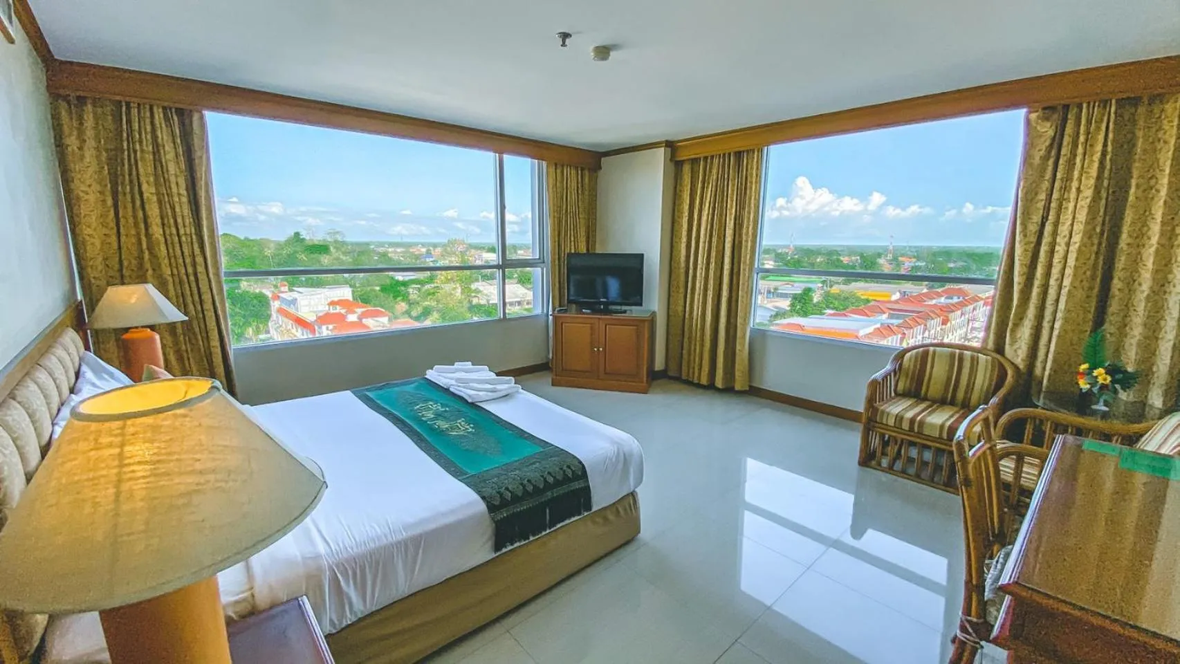 City view, Bed in K Park Grand Hotel