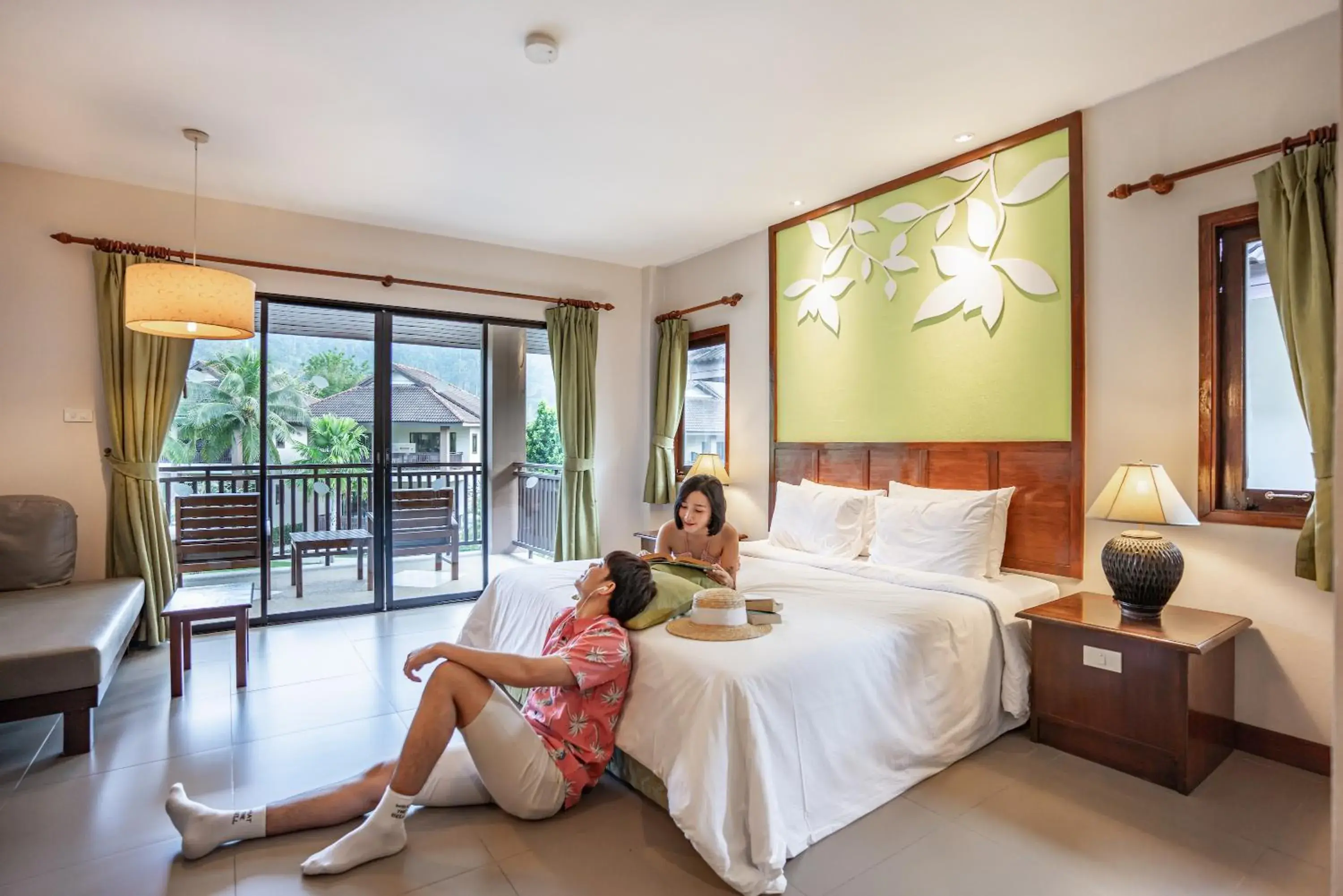 Bedroom, Bed in The Leaf Oceanside by Katathani - SHA Extra Plus Bedroom, Bed in The Leaf Oceanside by Katathani - SHA Extra Plus