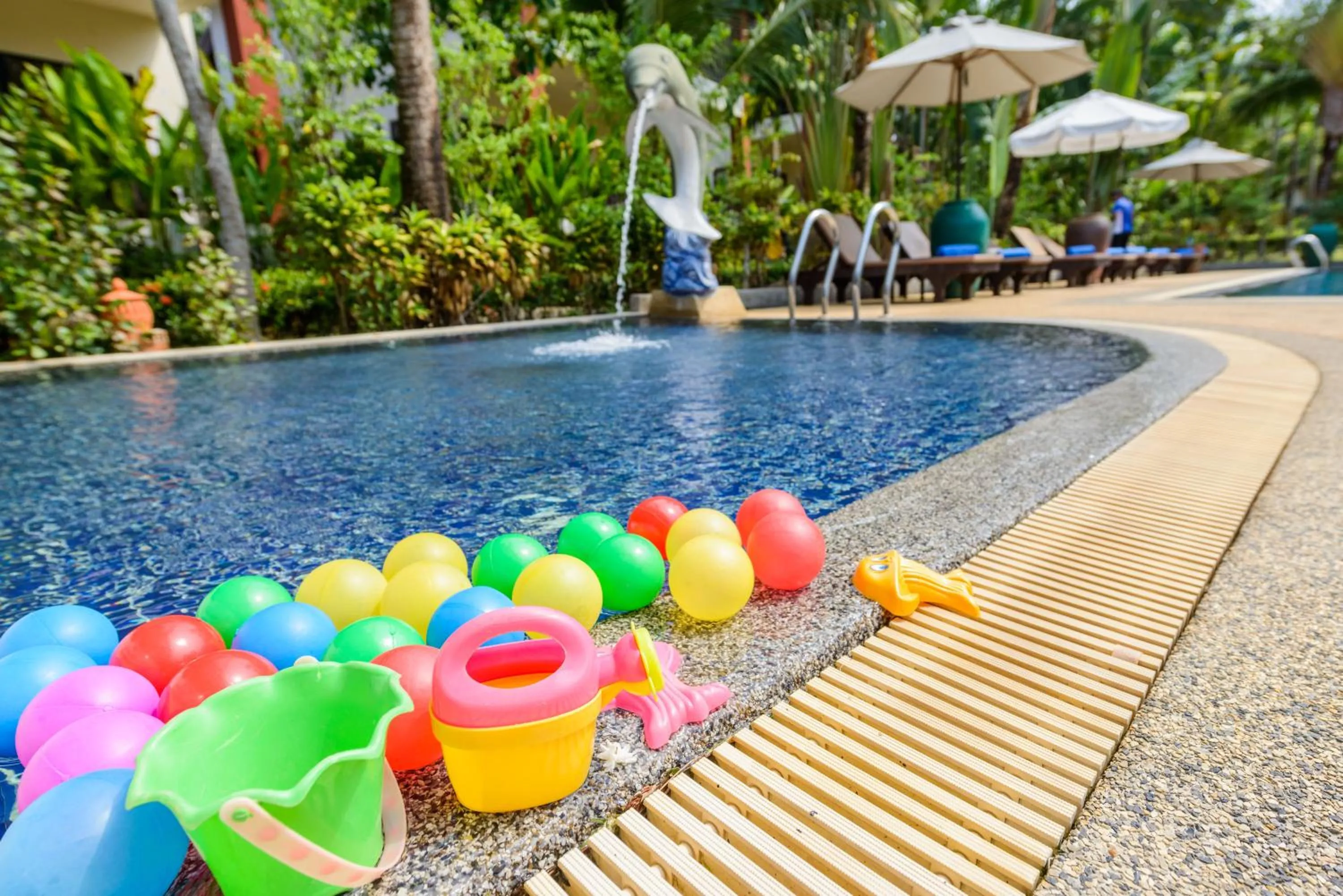 Swimming pool in The Leaf Oceanside by Katathani - SHA Extra Plus