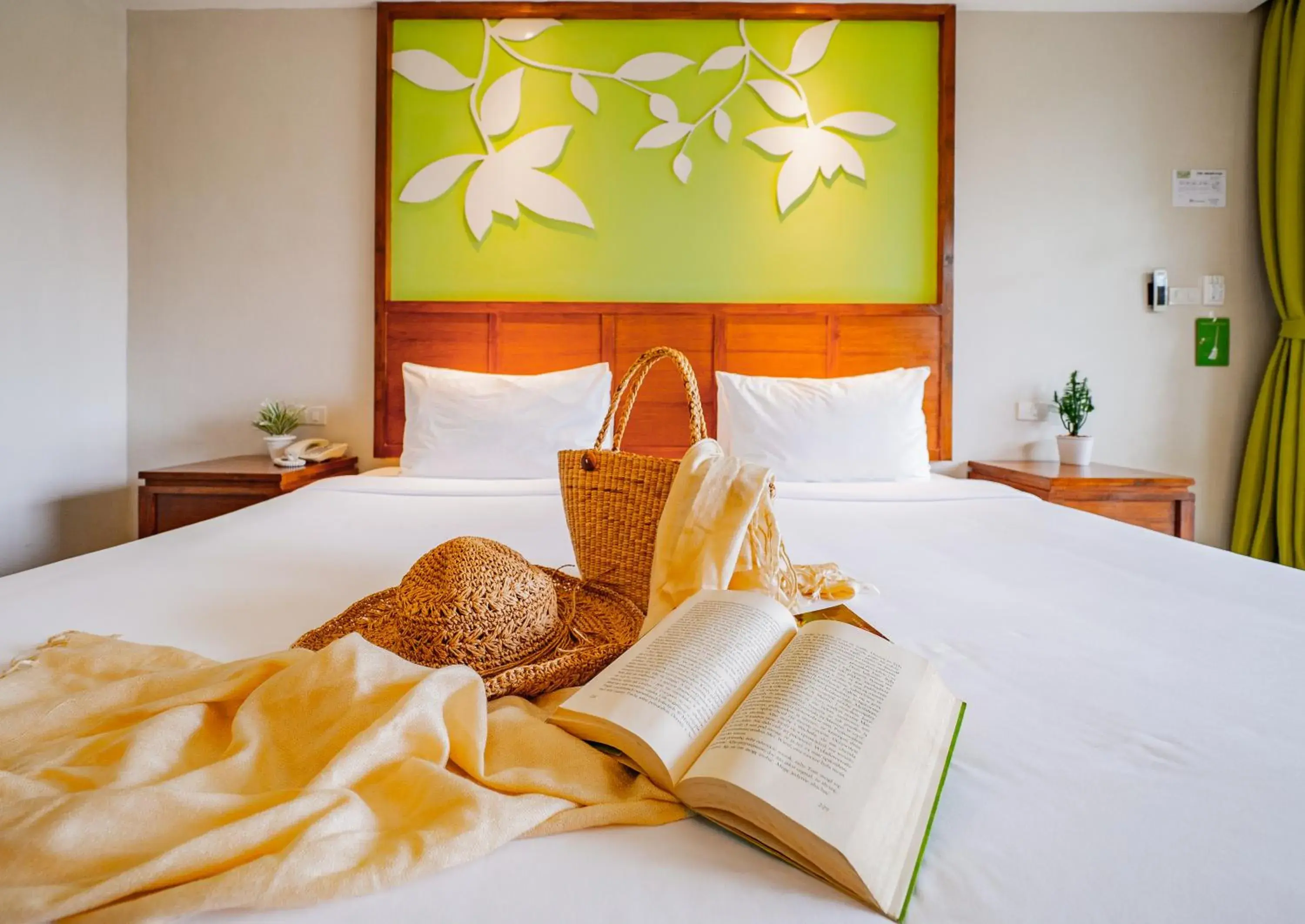 Bedroom, Bed in The Leaf Oceanside by Katathani - SHA Extra Plus Bedroom, Bed in The Leaf Oceanside by Katathani - SHA Extra Plus