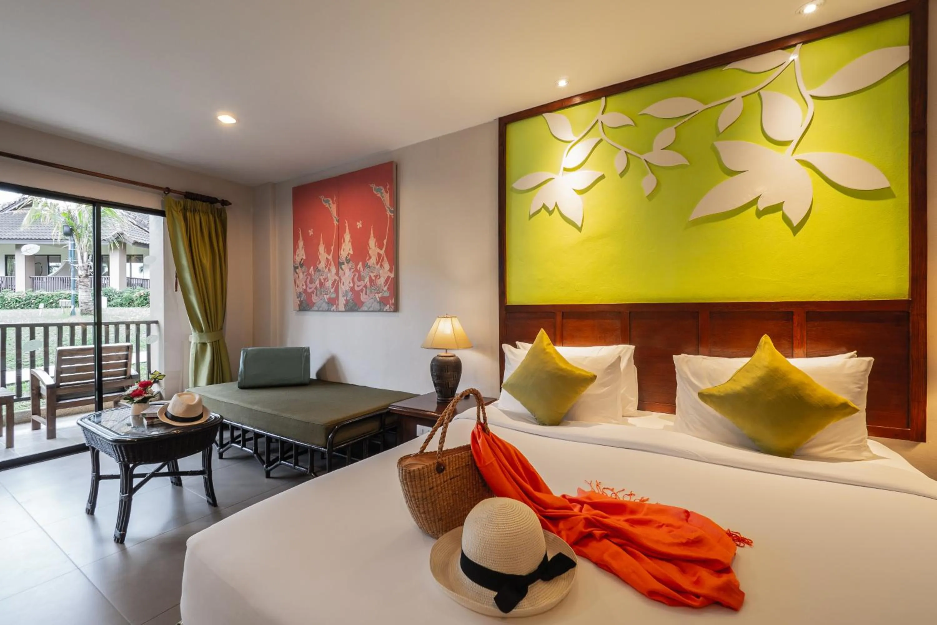 Bedroom, Bed in The Leaf Oceanside by Katathani - SHA Extra Plus