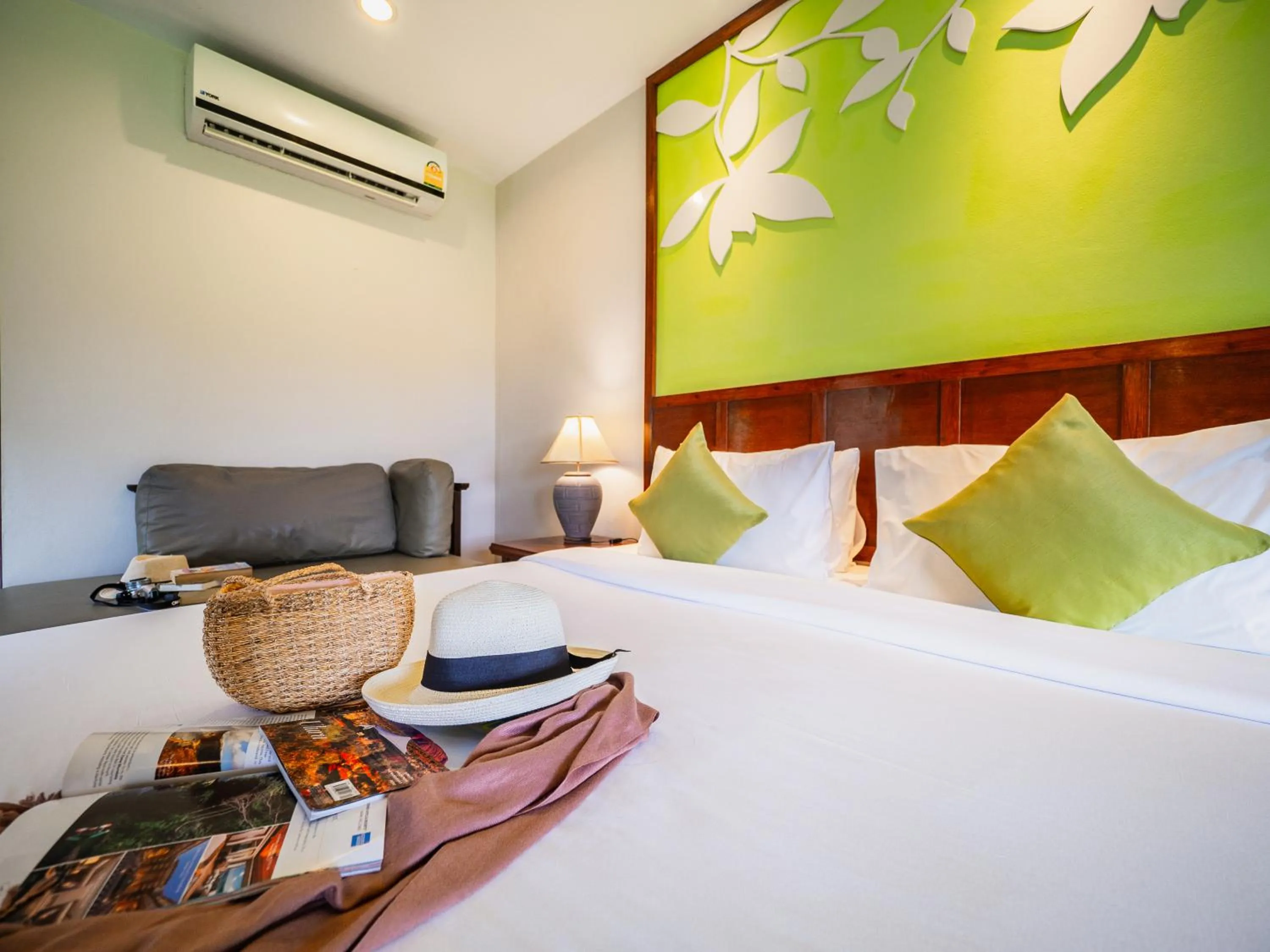 Bedroom, Bed in The Leaf Oceanside by Katathani - SHA Extra Plus