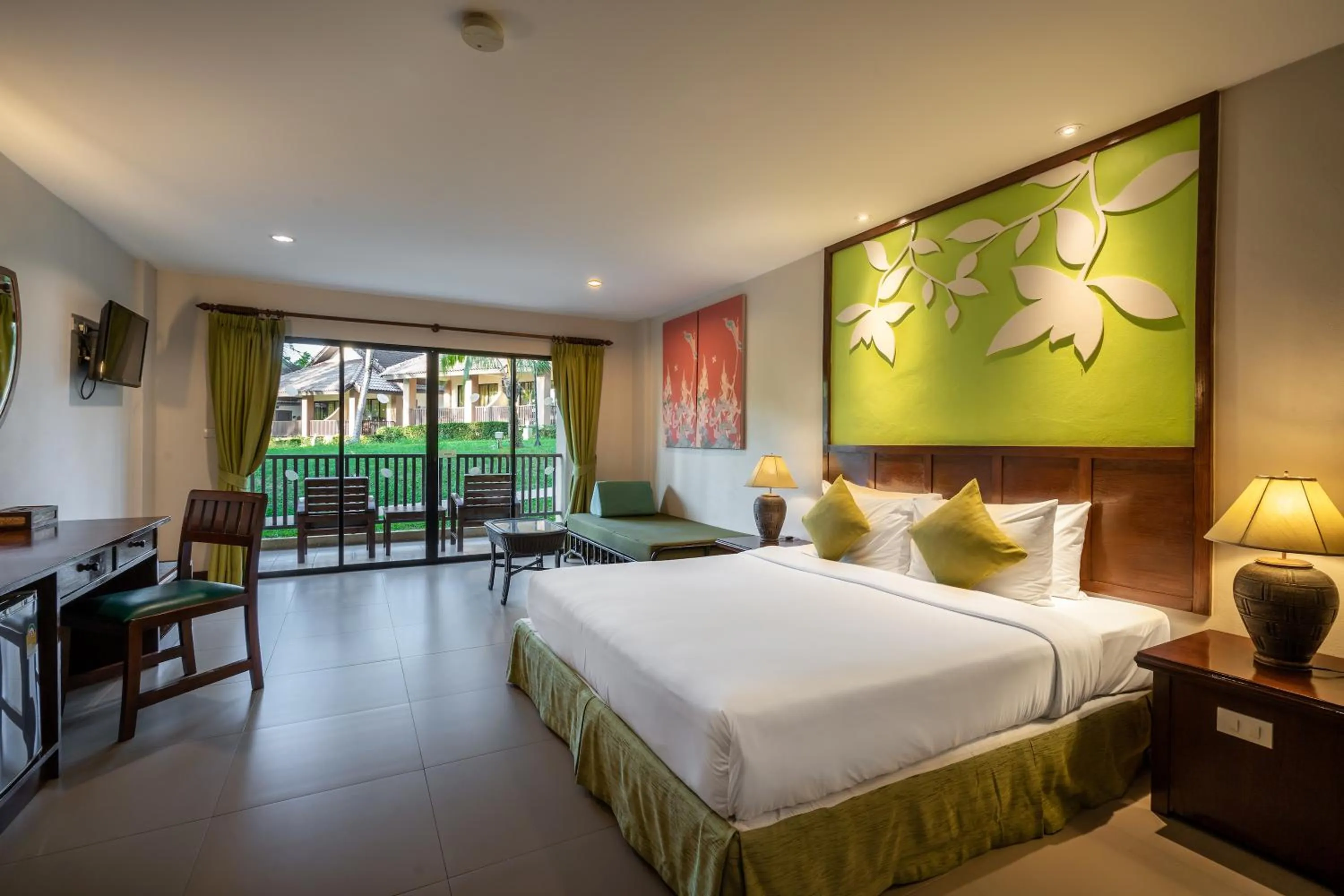 Bed in The Leaf Oceanside by Katathani - SHA Extra Plus