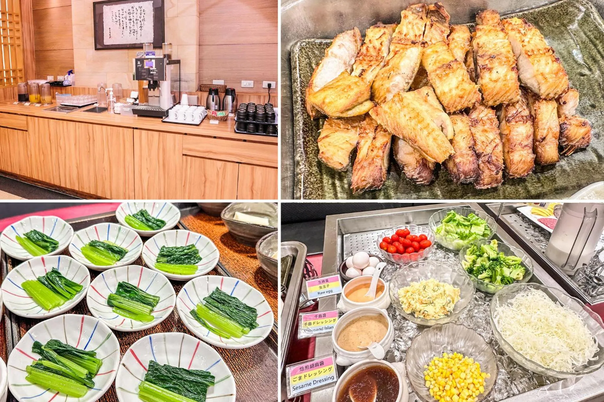 Buffet breakfast in Hotel Sunroute Taipei