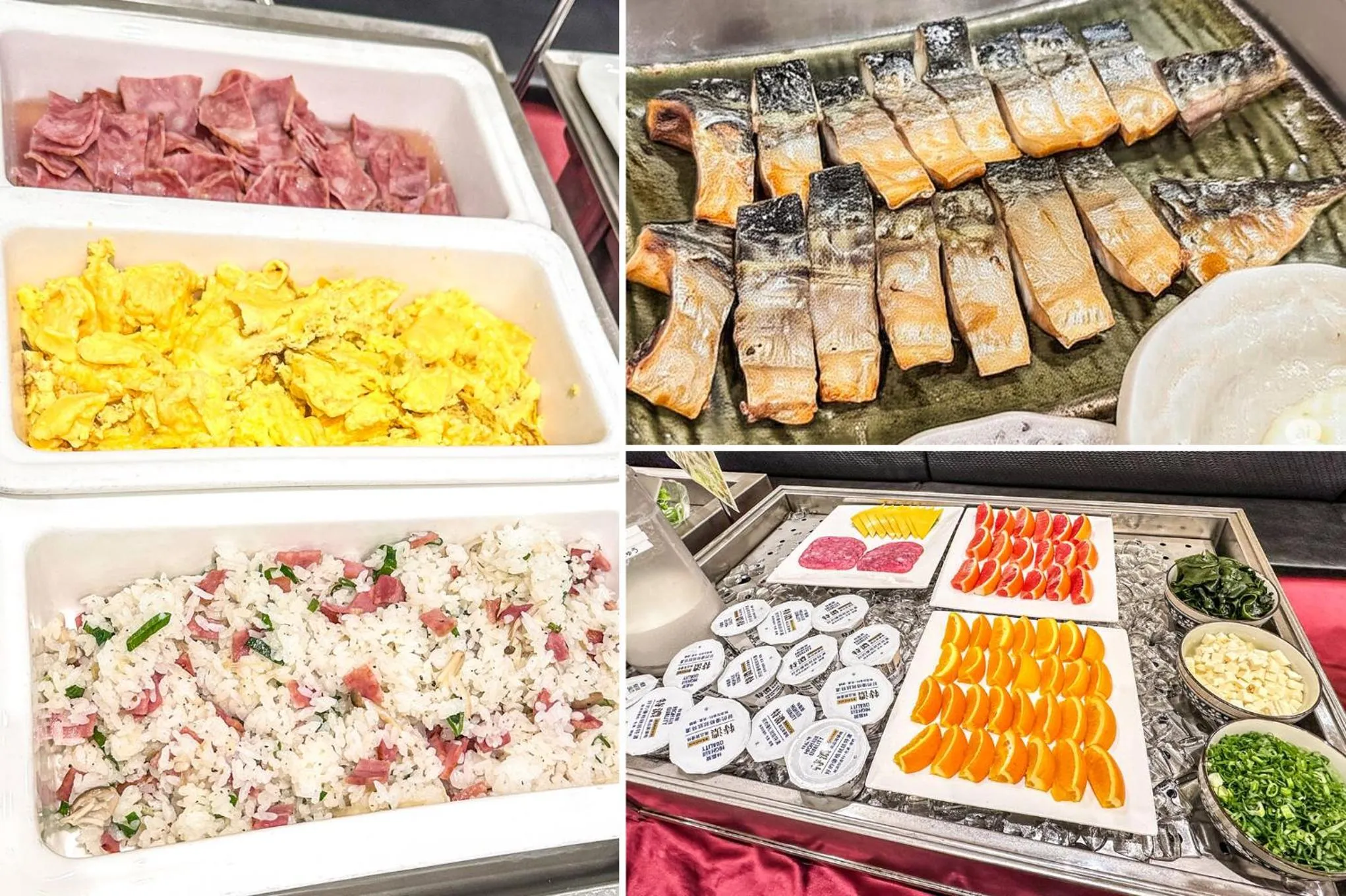 Buffet breakfast in Hotel Sunroute Taipei