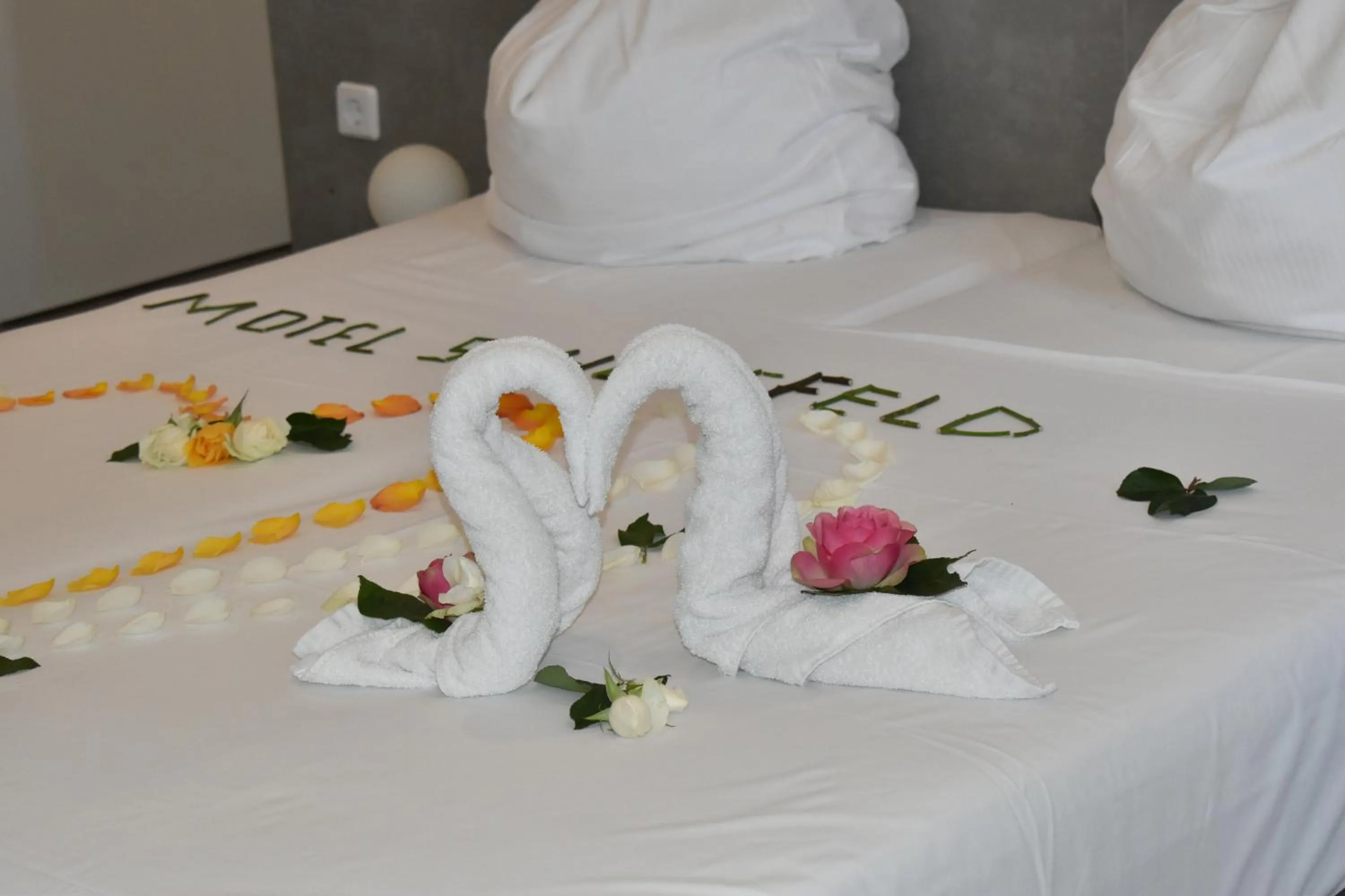 Bed in Motel Schönefeld