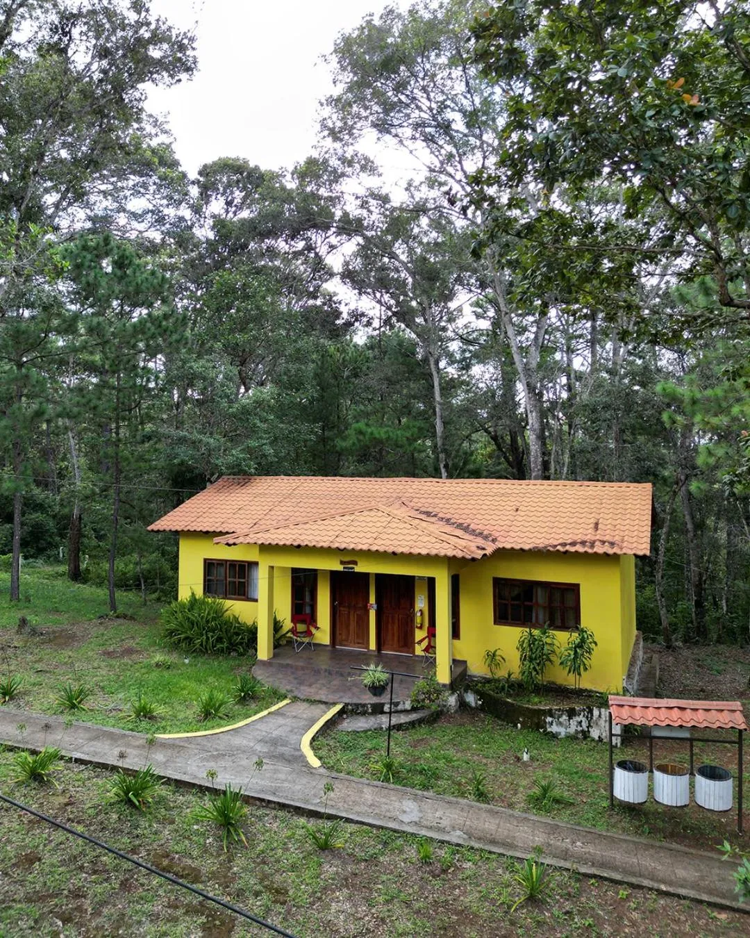 Natural landscape in Hotel Huella Lenca