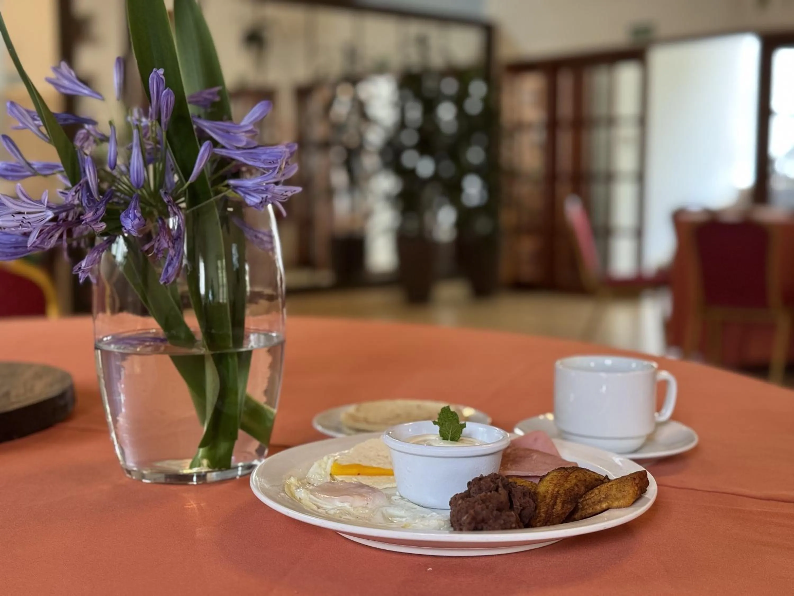 Food and drinks in Hotel Huella Lenca