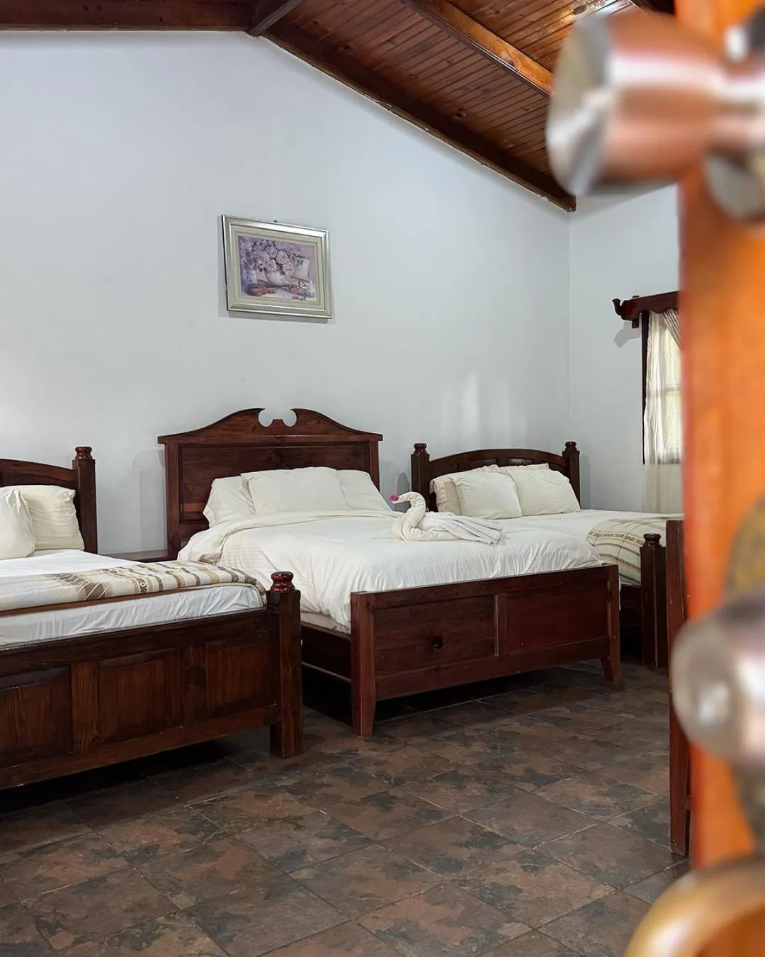 Bed in Hotel Huella Lenca