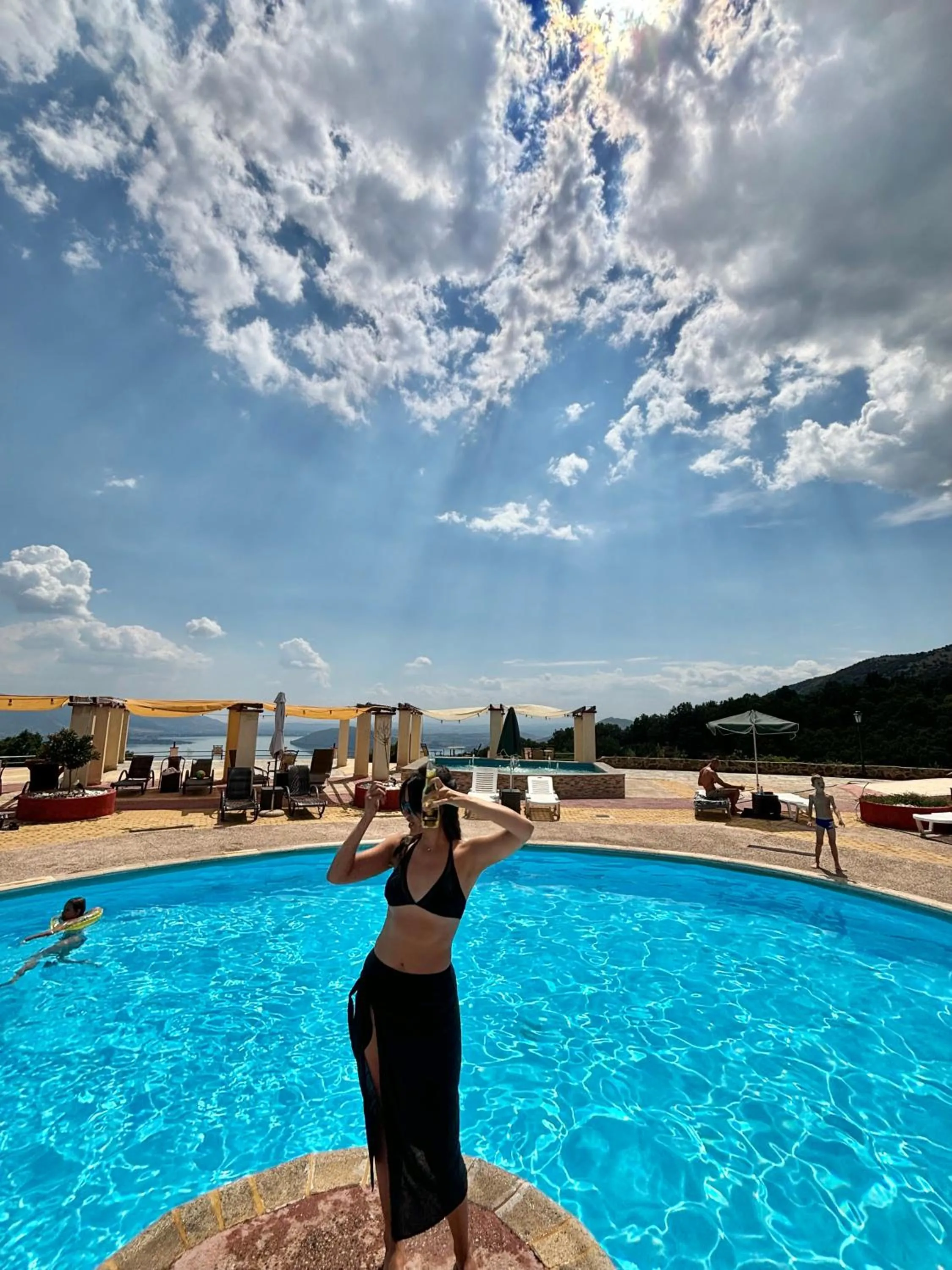 Swimming pool in Hotel Loggas