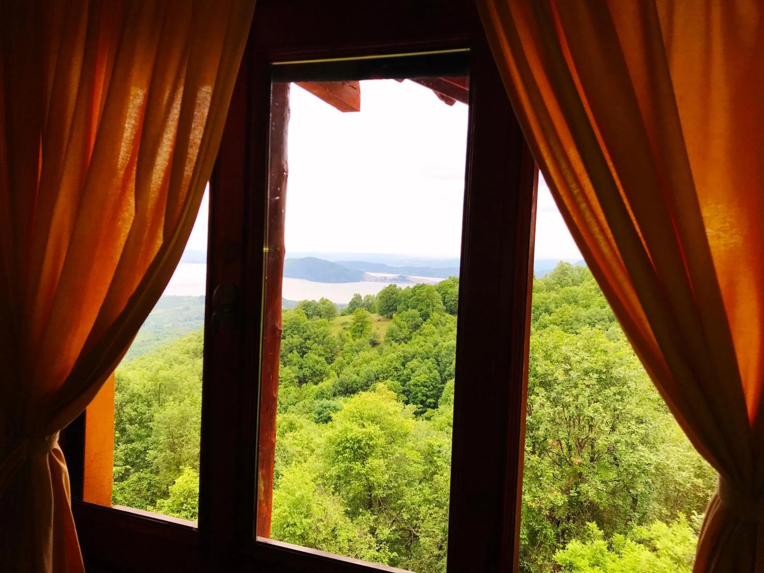 Lake view in Hotel Loggas
