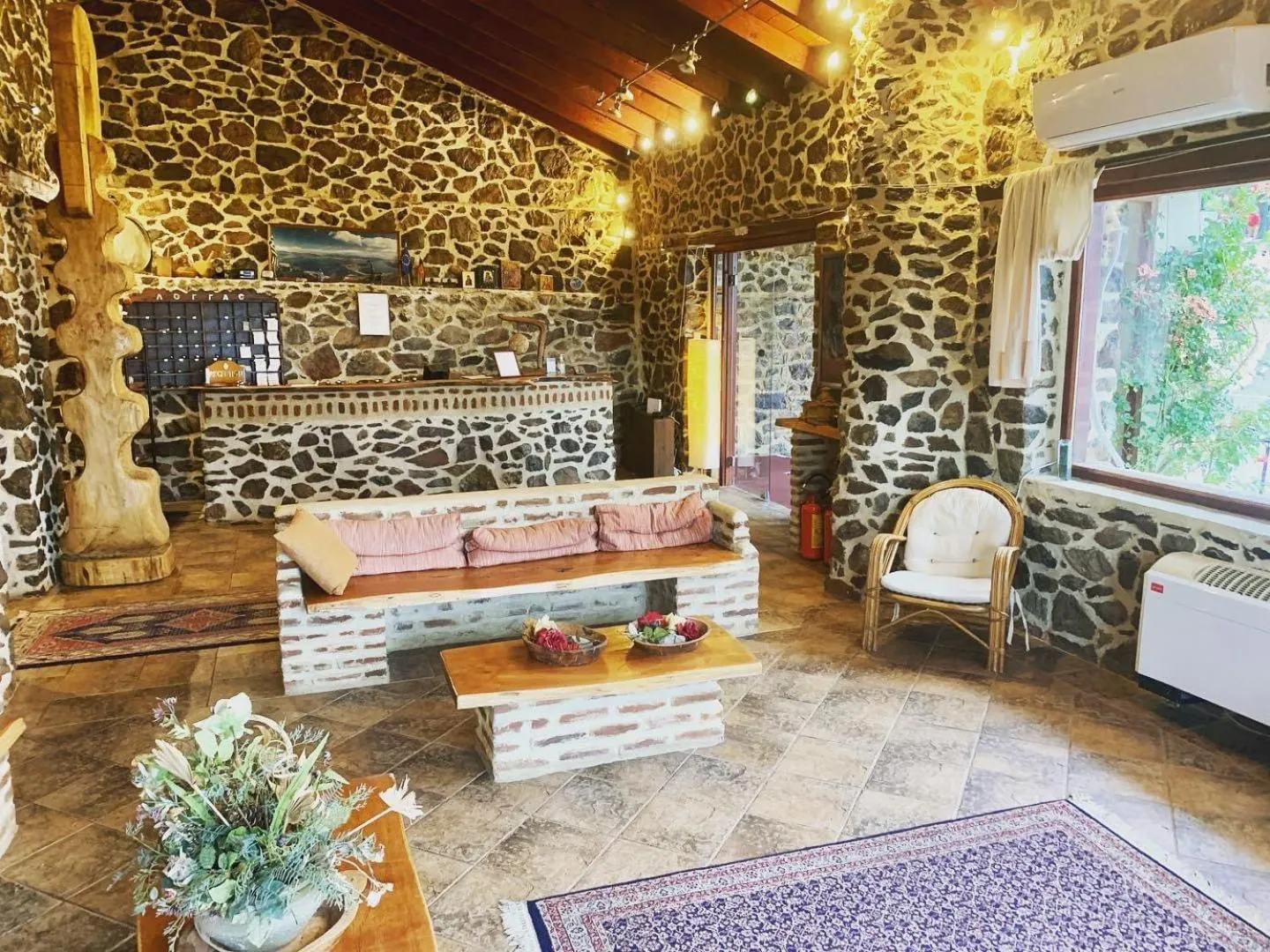 Lobby or reception in Hotel Loggas