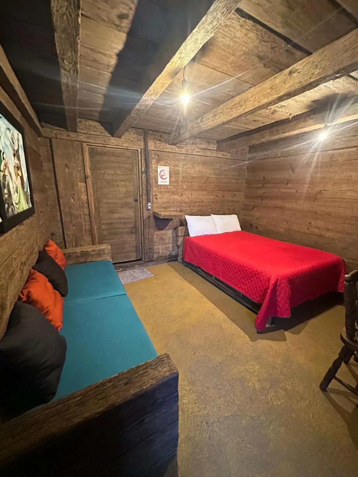 Photo of the whole room, Bed in Cabañas Del Valle