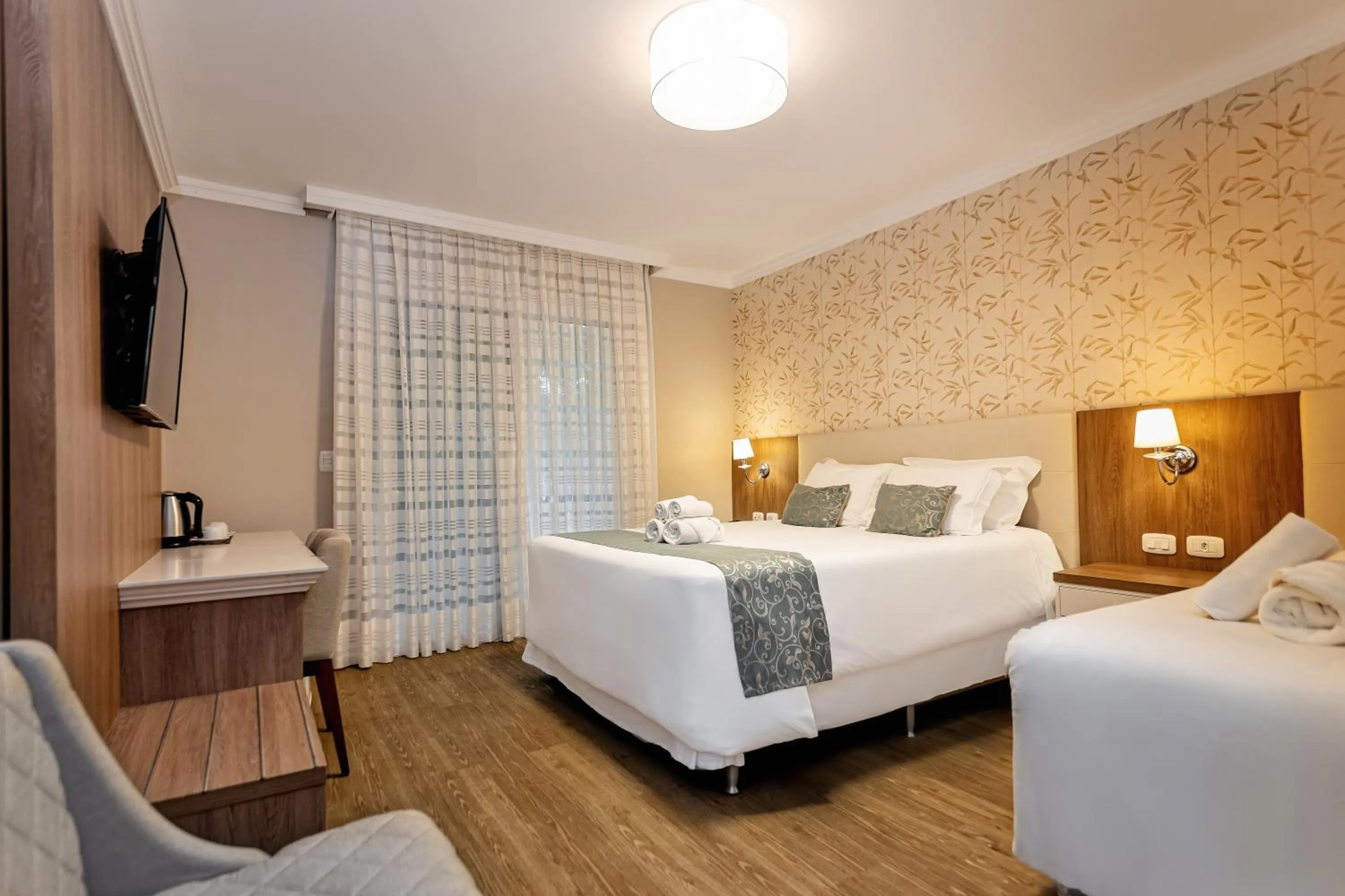 Bed in Hotel Jardins da Colina