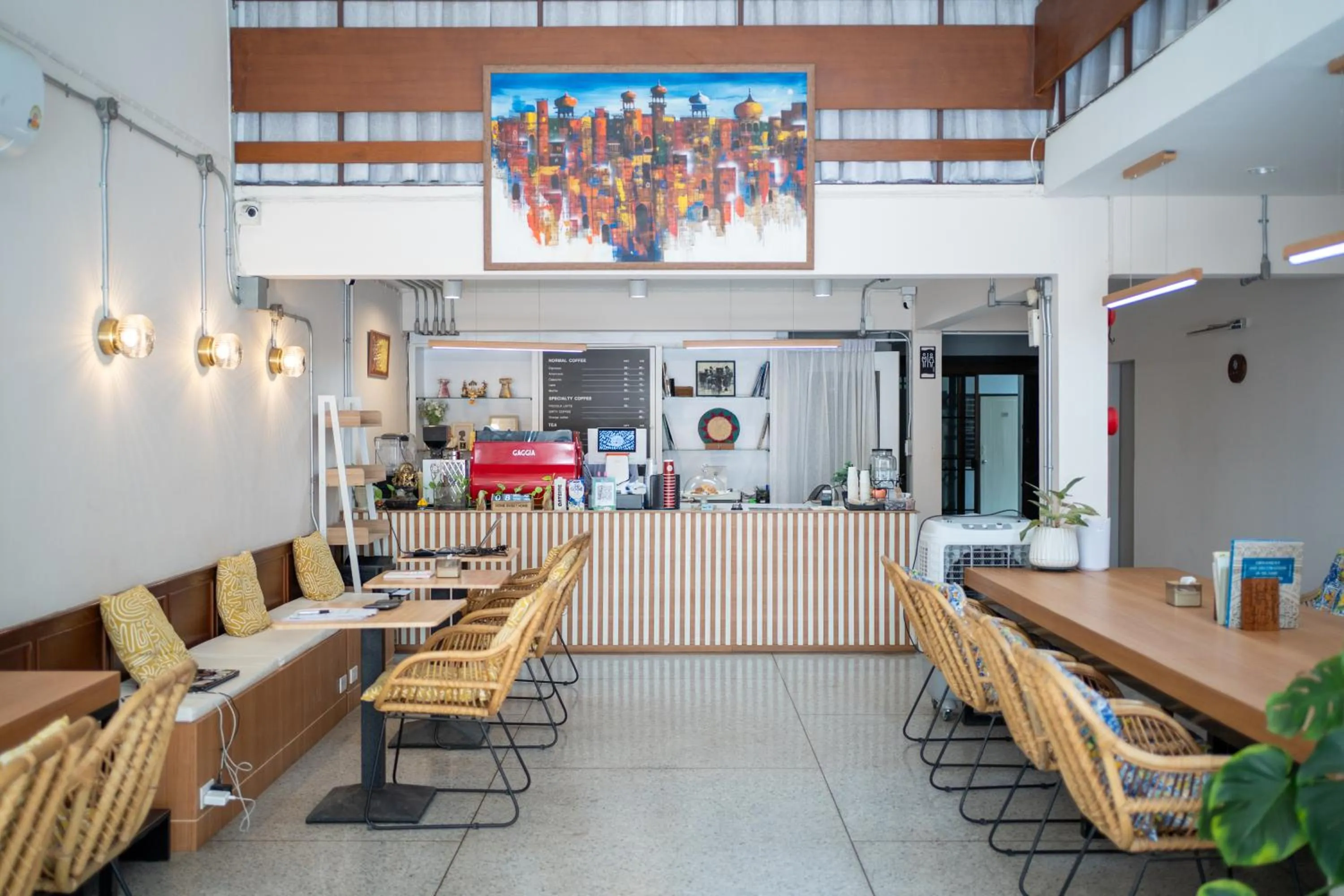 Seating area in Marhaba House