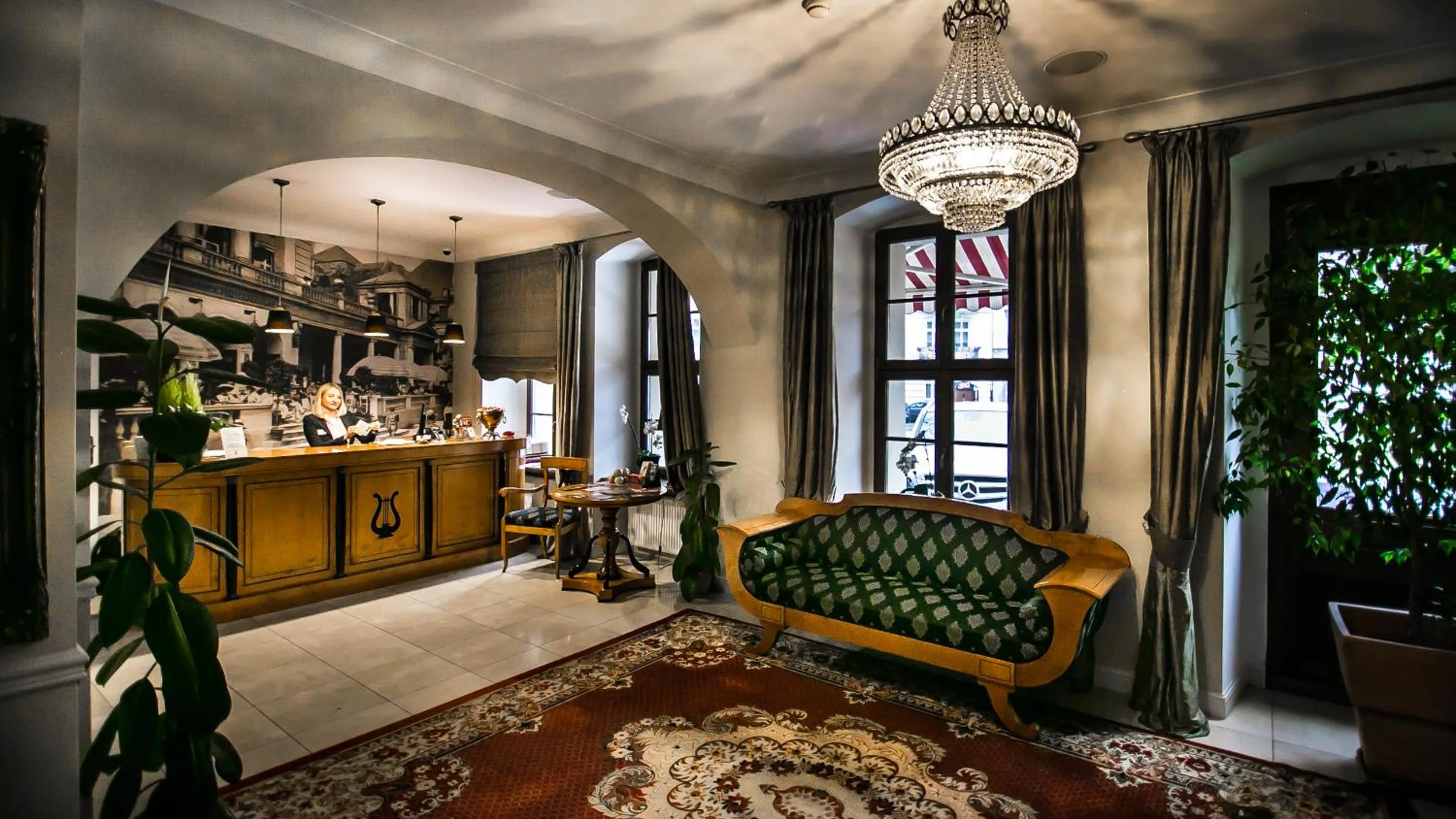 Lobby or reception in Hotel Kolegiacki